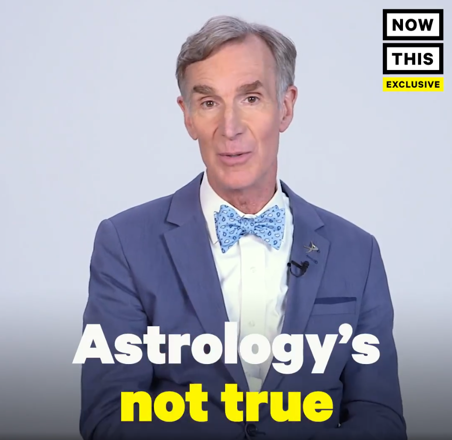 Bill Nye Takes On Astrology | NowThis Media | (Credits: Producer, Interviewer, Editor)