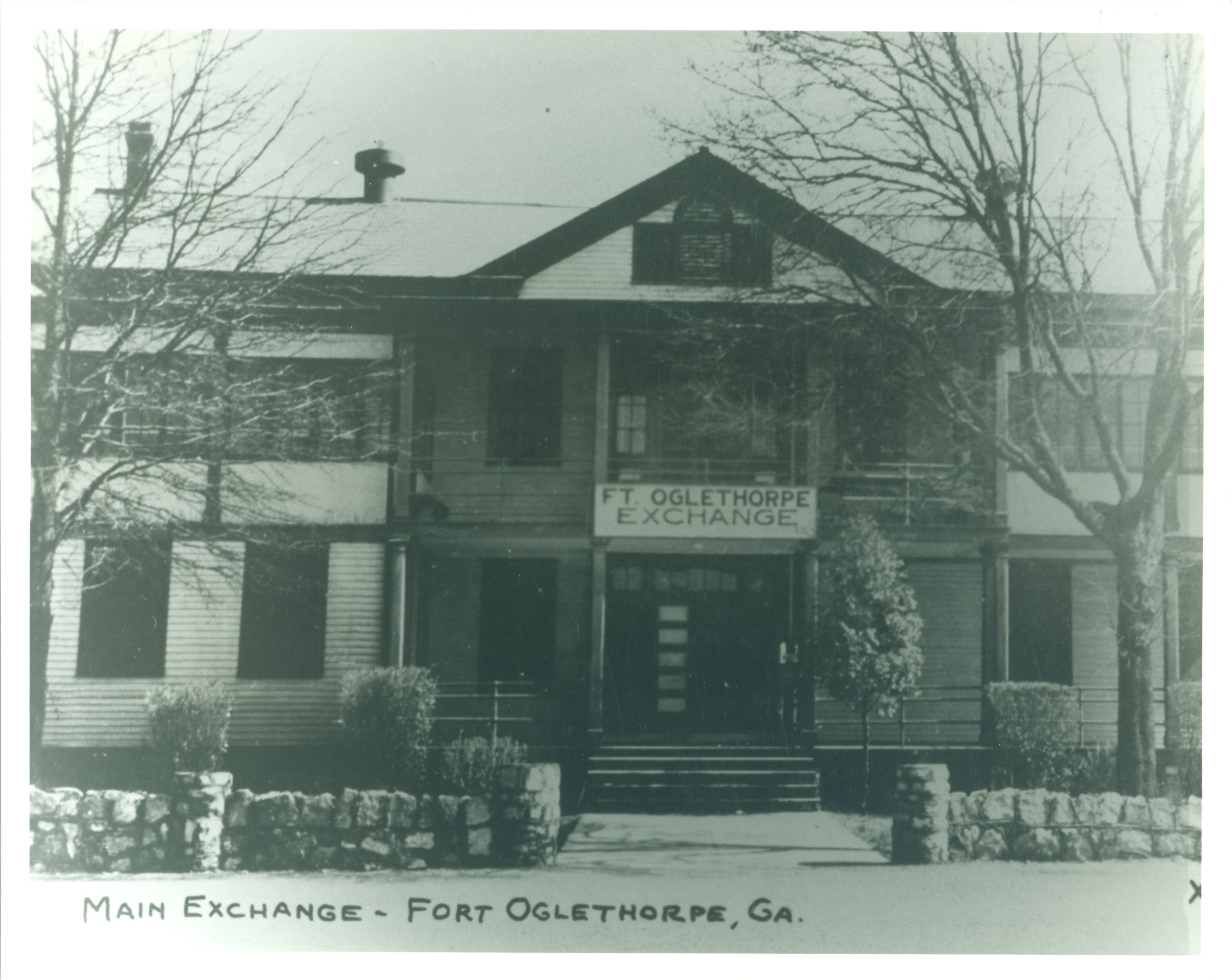Main Exchange at the Fort Oglethorpe Army Post