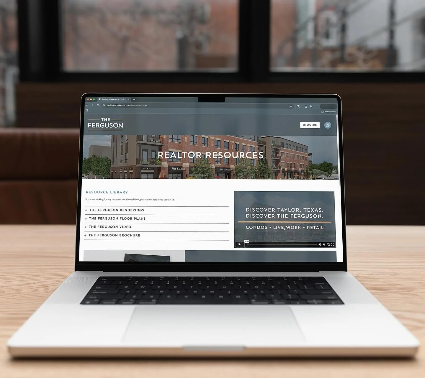 Dear Trusted Realtor Partner,

Need social media-ready content? We&rsquo;ve got you covered with professional photos and development information. Visit www.thefergusoncondos.com/realtor-resources.

The Ferguson also offers a stunning digital brochure