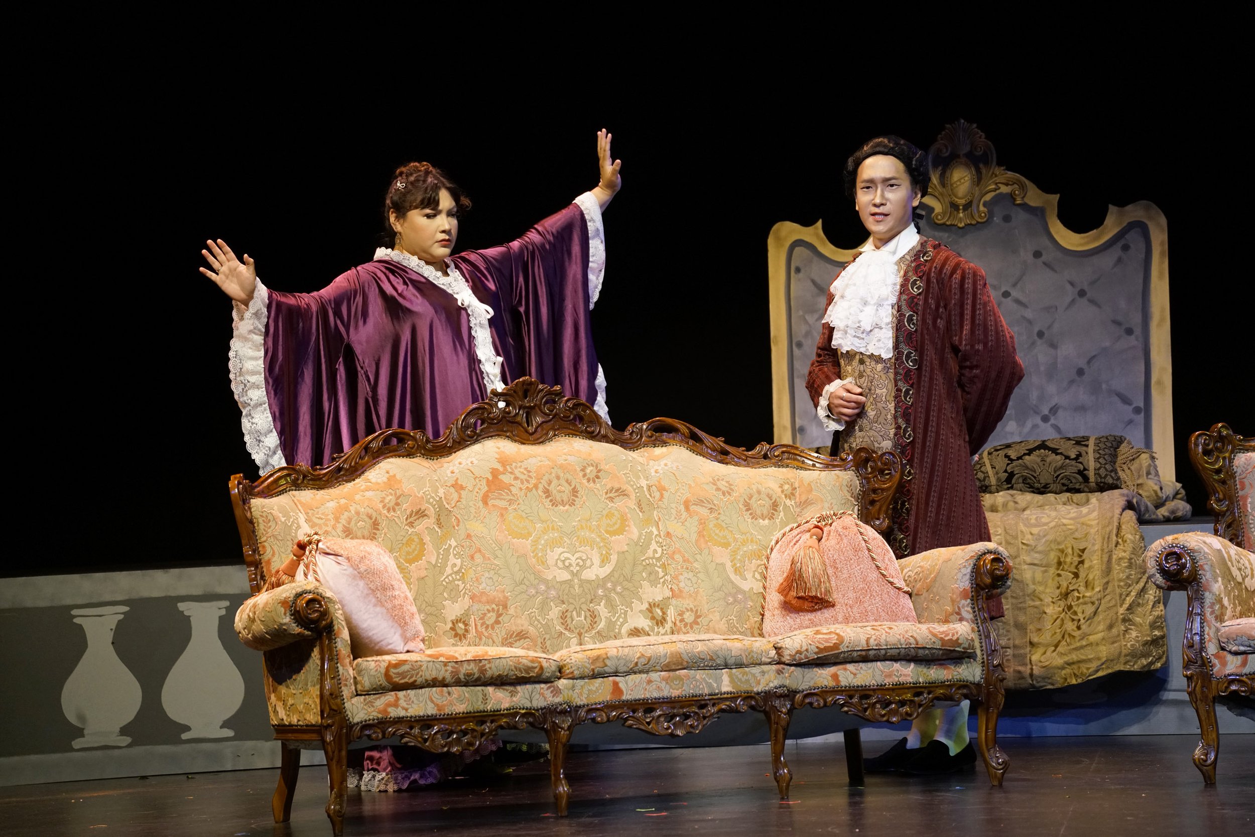 Figaro & Count in Le nozze di Figaro. Conductor Mercedes Juan Musotto. Director Janelle DeStefano