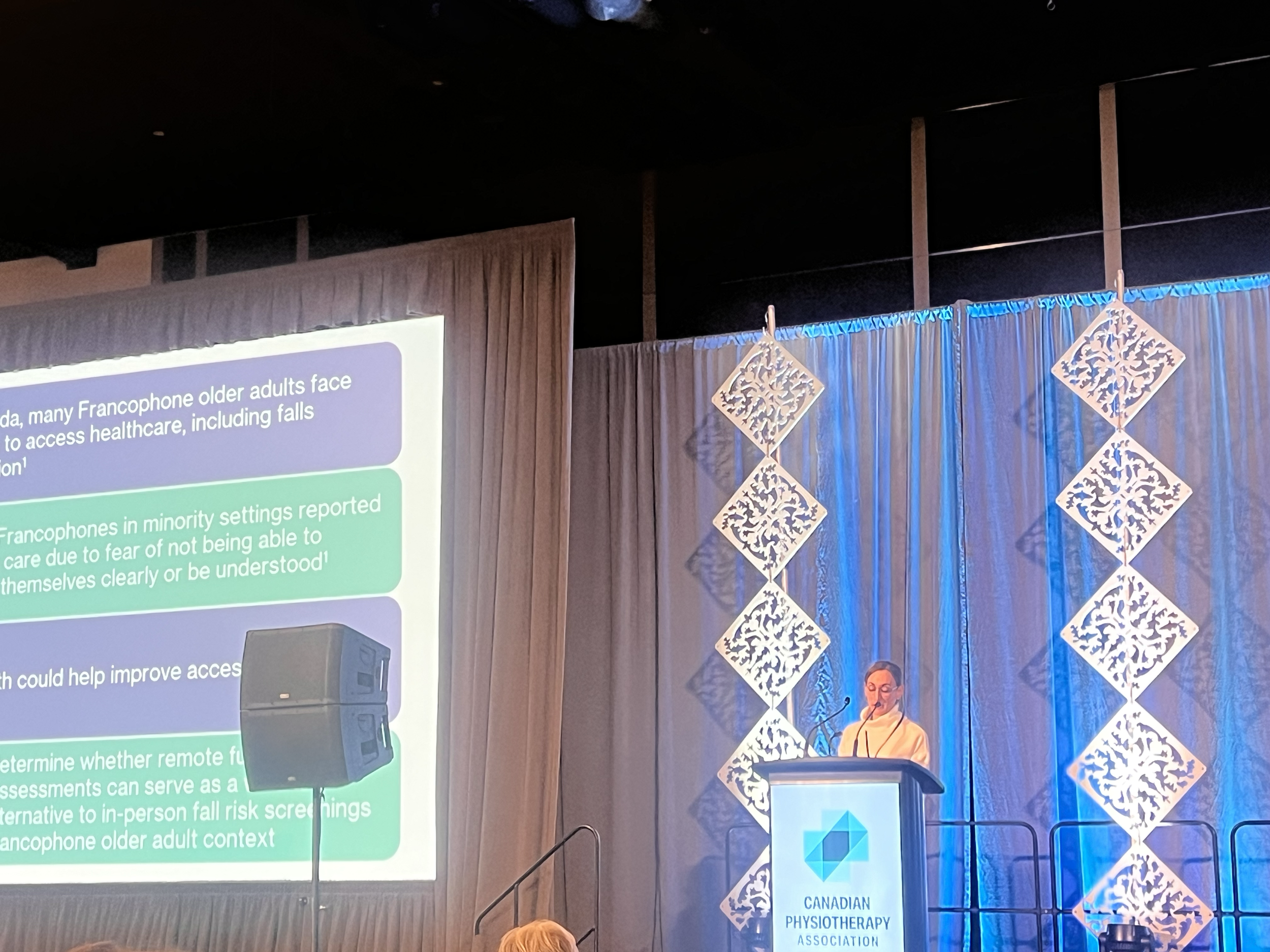 Nathalie did an amazing job presenting results from our inter-reliability project at the Canadian Physiotherapy Association Congres in Halifax in May 2026