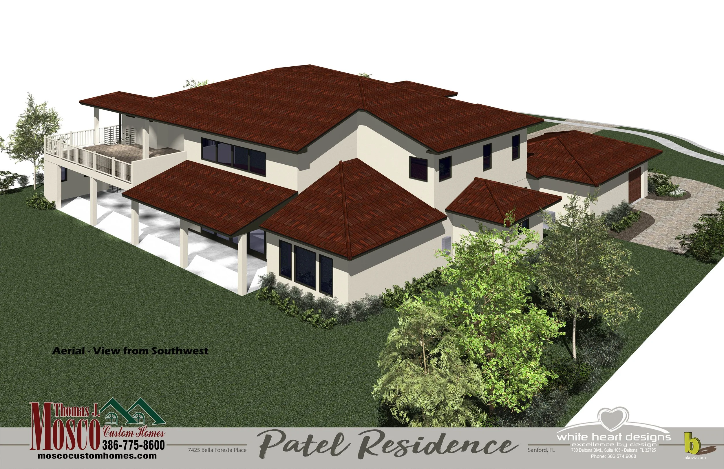 Patel Residence - 3D v1 -Aerial SW.jpg