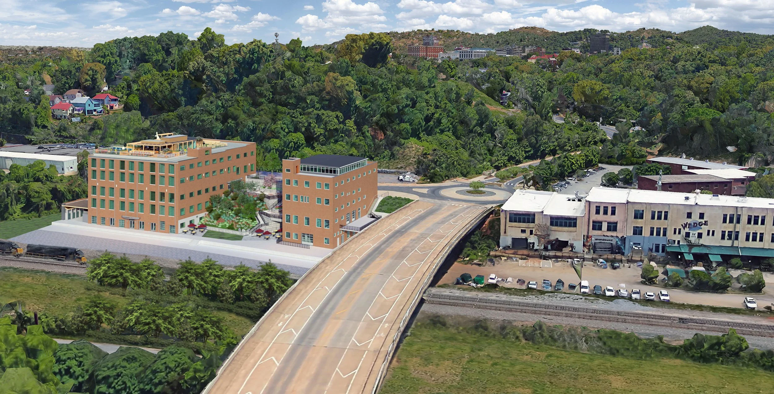 95 and 109 Roberts St Asheville NC - Aerial 2a.jpg