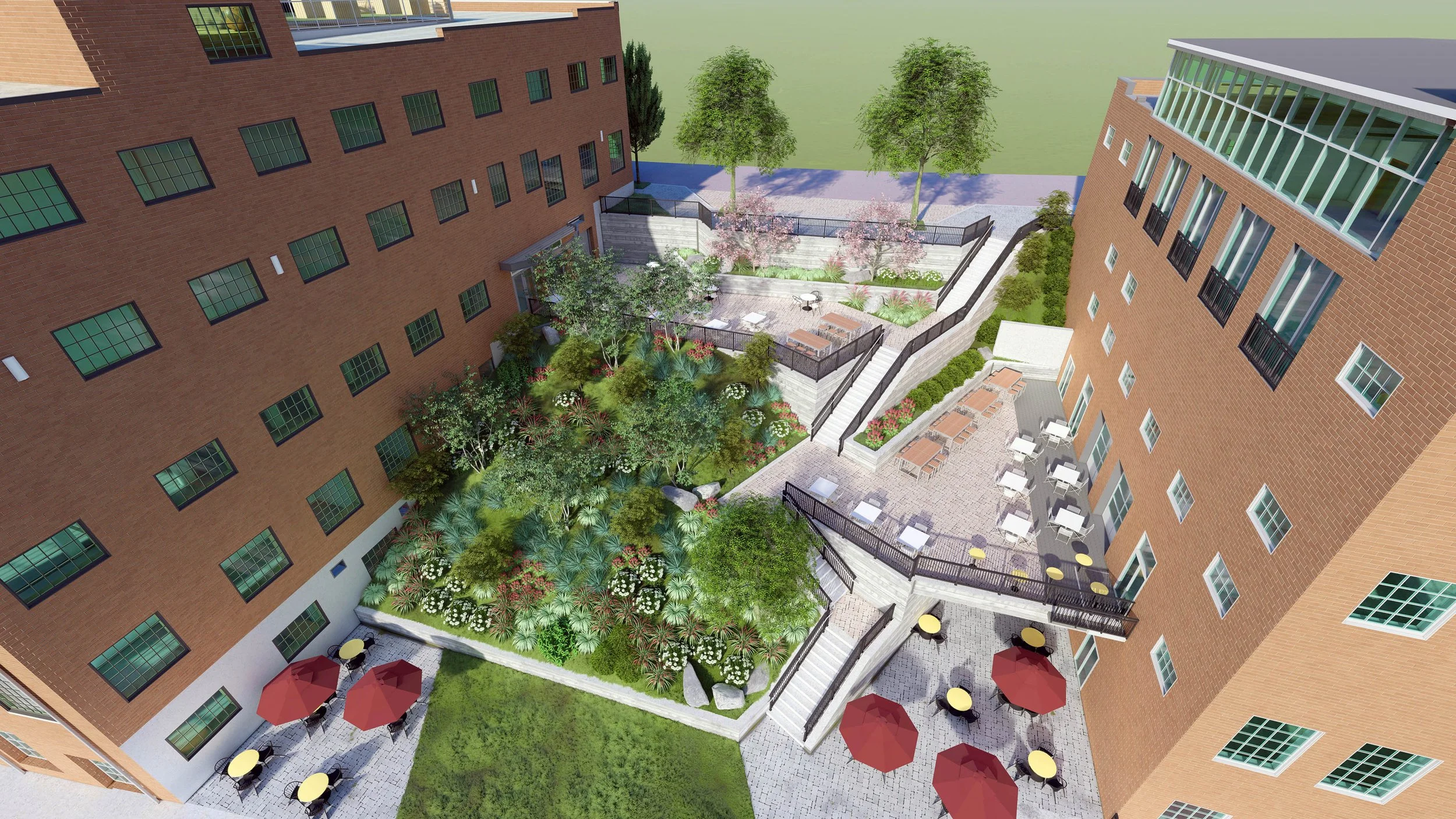 95 and 109 Roberts St Asheville NC - Courtyard 1.jpg