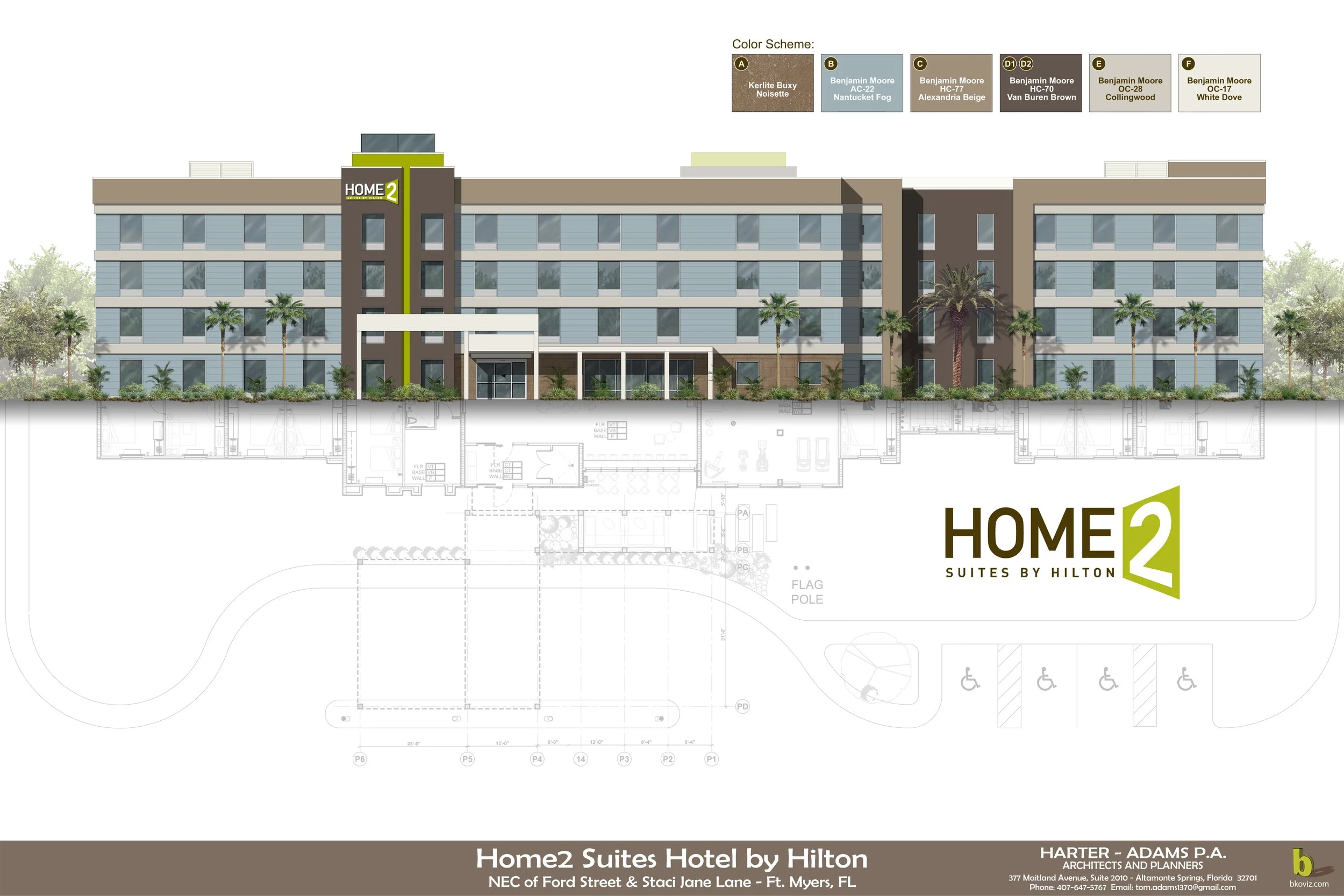 Home2 Suites Ft Myers - front elevation v1.jpg
