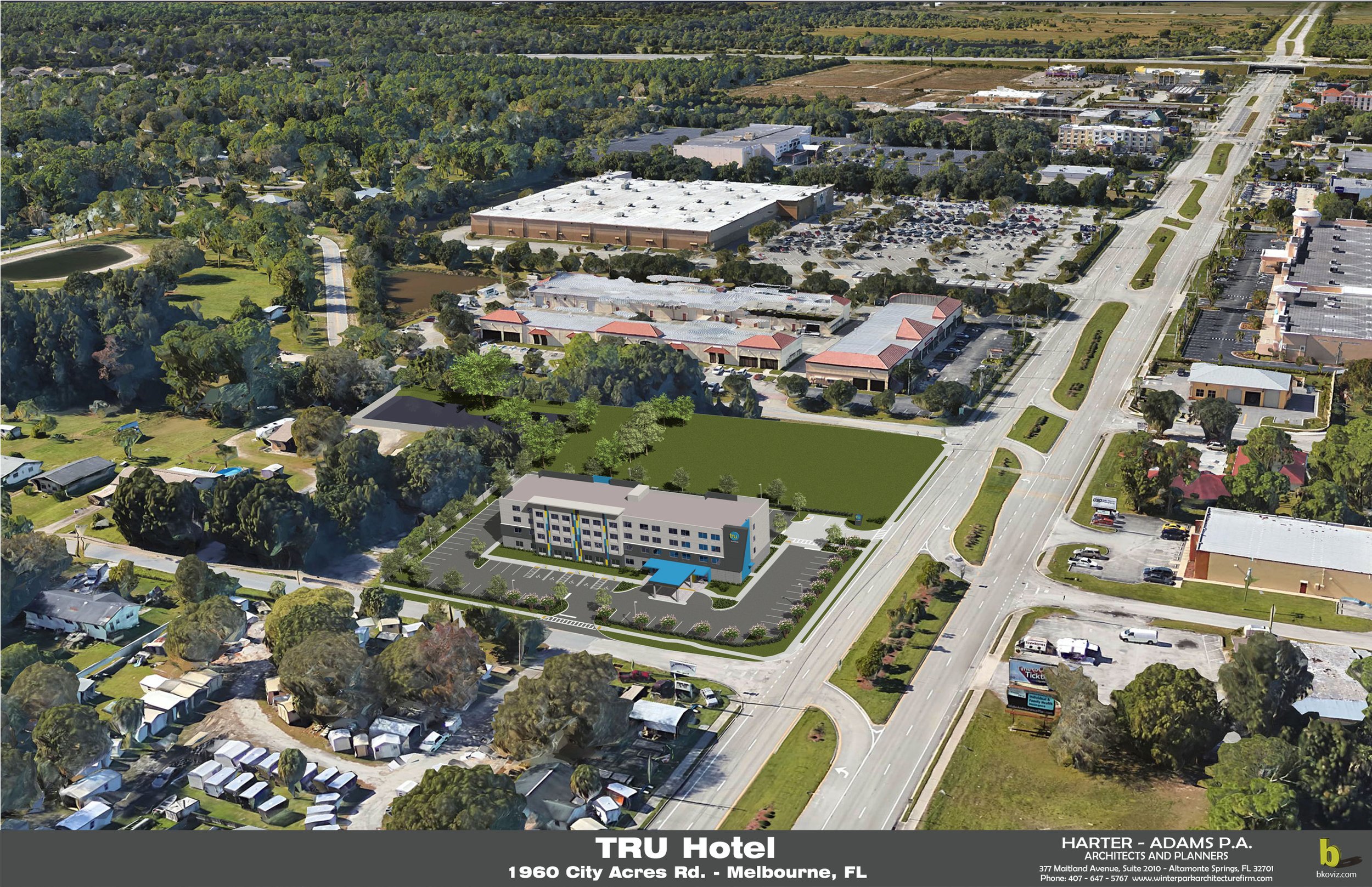 TRU Hotel - Melbourne FL - Photomatch East Aerial.jpg