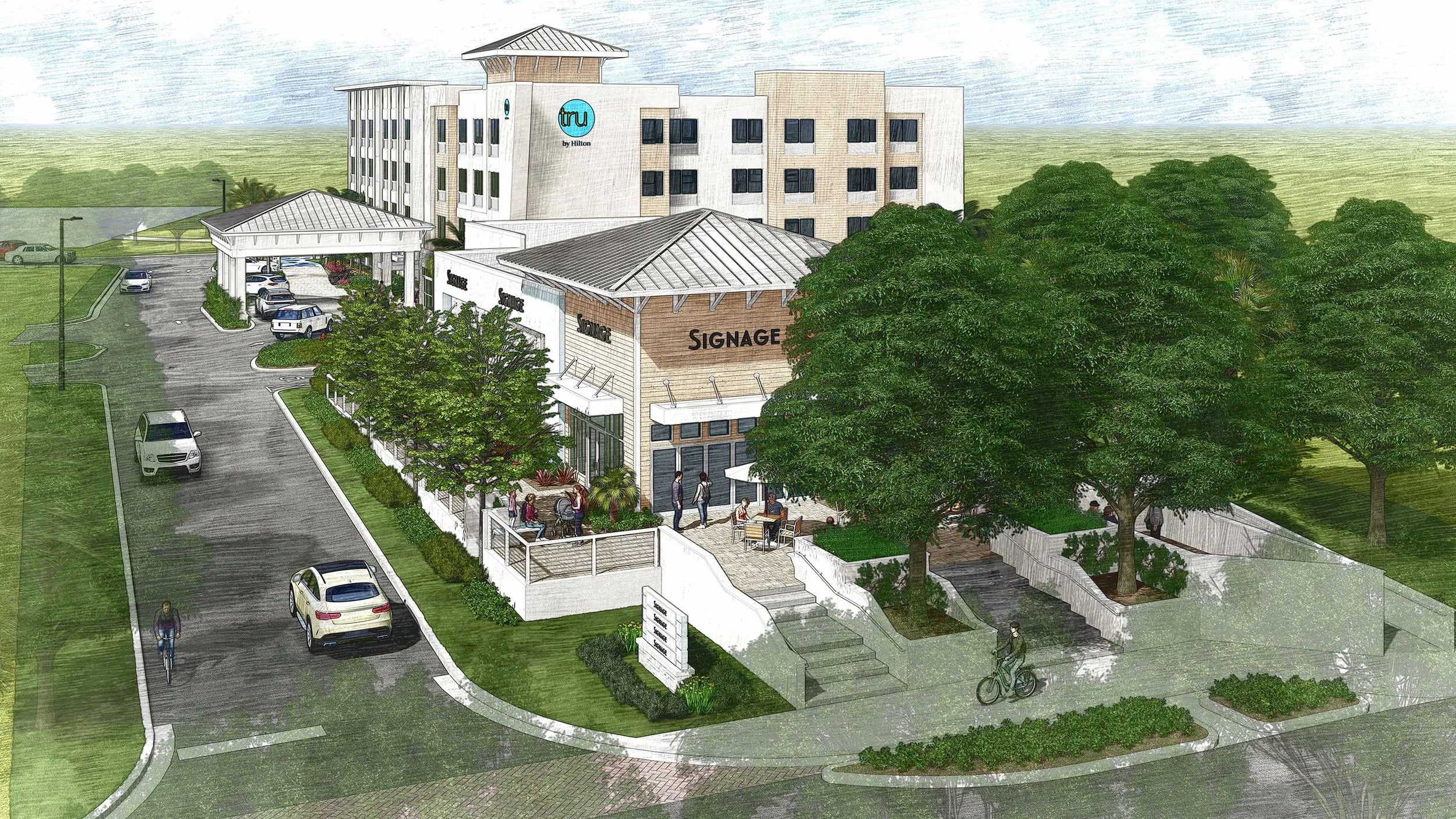 TRU Hotel Stuart FL - rendering 8v3 sketchy.jpg