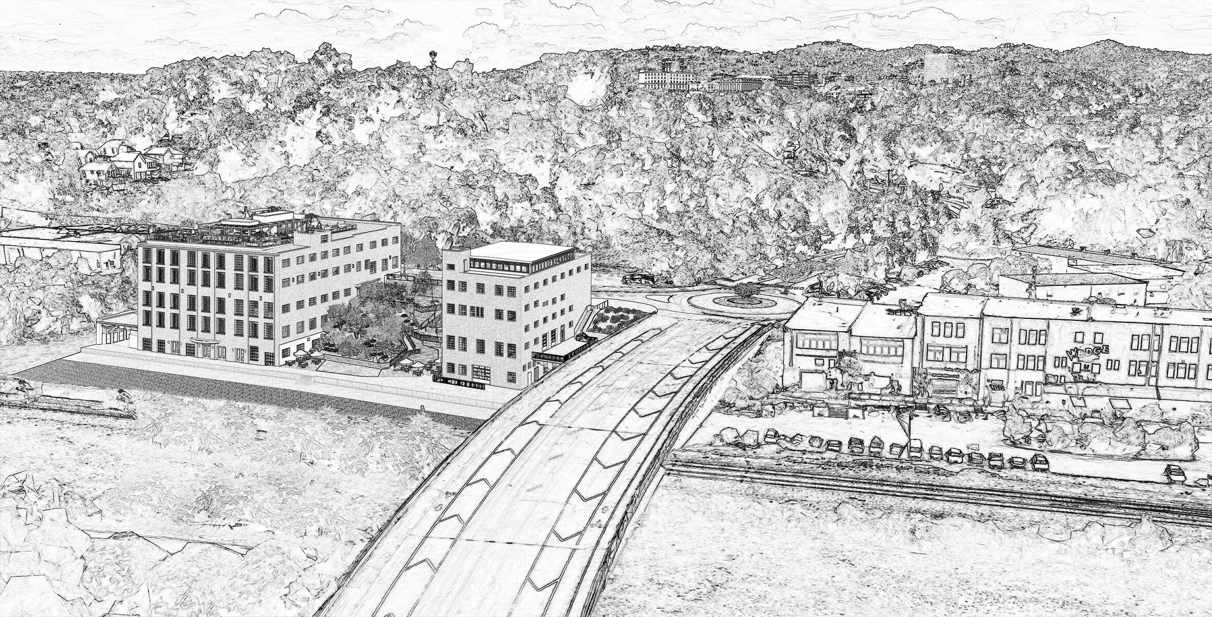 95 and 109 Roberts St Asheville NC - Aerial 2b.jpg