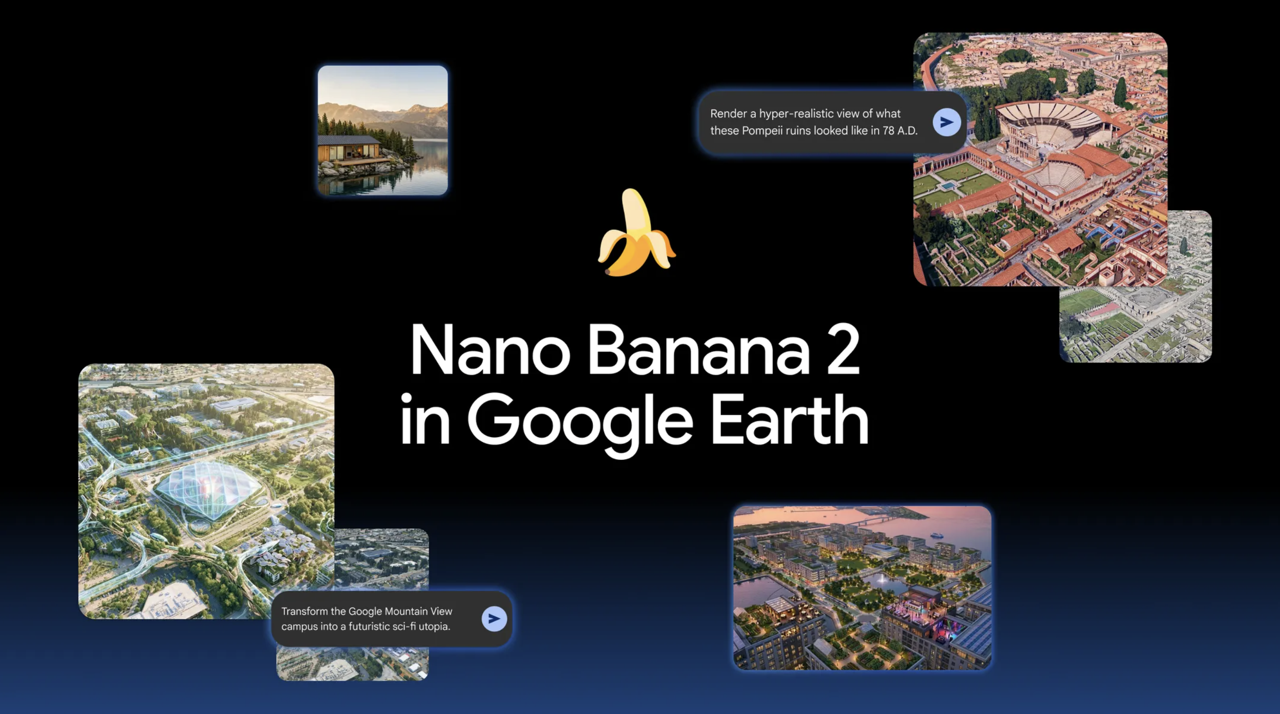 Nano Banana in Google Earth: 24 hours on X