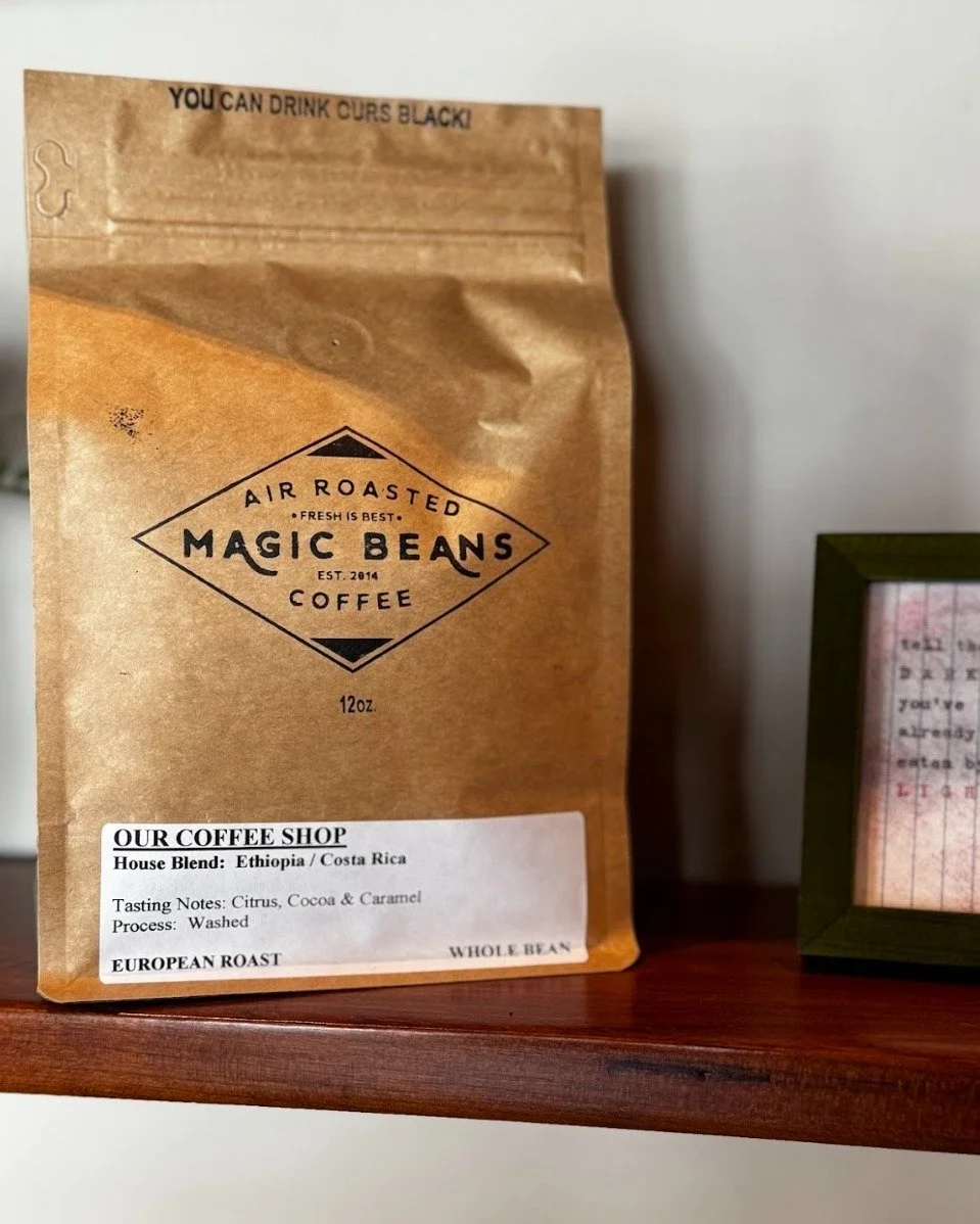 Take our house blend home. Ethiopia + Costa Rica. Citrus, cocoa, caramel. Pure coffee magic. ✨

📍3508 Yadkinville Rd, Winston‑Salem, NC 27106
📞(336) 815 1435
🕒Monday-Friday: 6:30 am - 6:00 pm
🕒Saturday: 8:00 am - 6:00 pm
🕒Sunday: 8:00 am -2:00 p