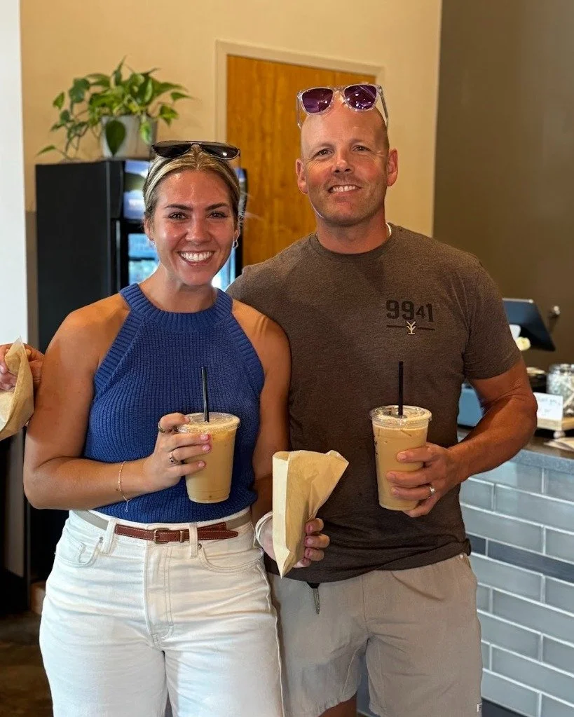 Matching smiles, matching coffees 😍☕
That&rsquo;s how you do it right!

📍3508 Yadkinville Rd, Winston‑Salem, NC 27106
📞(336) 815 1435
🕒Monday-Friday: 6:30 am - 6:00 pm
🕒Saturday: 8:00 am - 6:00 pm
🕒Sunday: 8:00 am -2:00 pm 

#ourcoffeeshop #sup