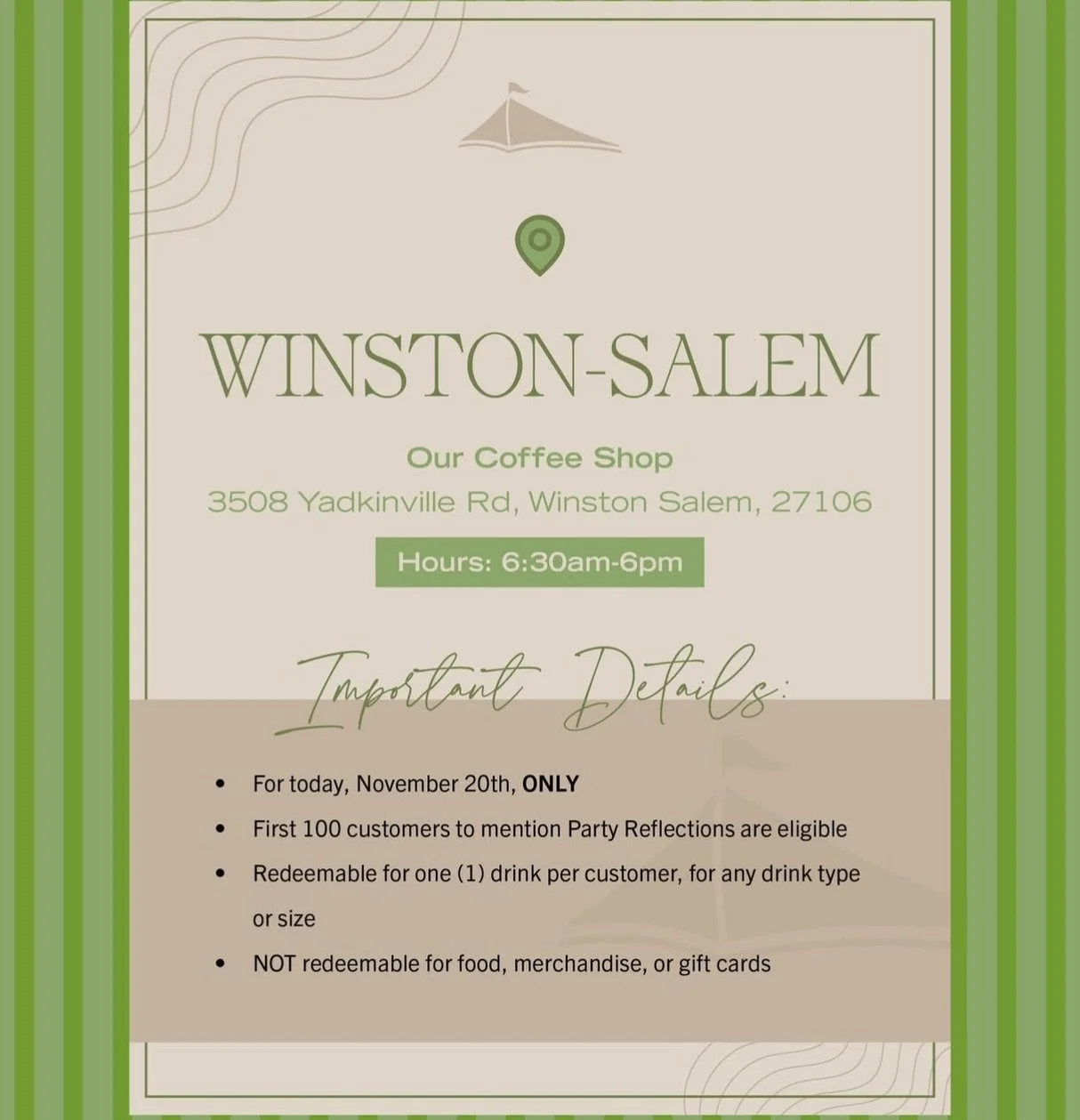 There is still time!! @partyreflections