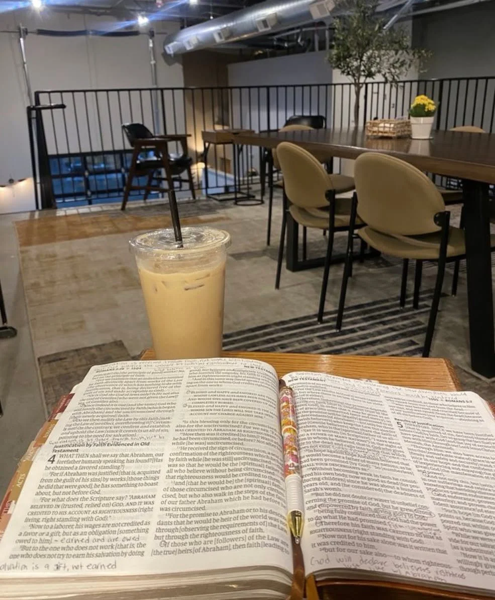 Coffee for the body, scripture for the soul. ☕📖
Find your quiet moment with us at Our Coffee Shop.

📍3508 Yadkinville Rd, Winston‑Salem, NC 27106
📞(336) 815 1435
🕒Monday-Friday: 6:30 am - 6:00 pm
🕒Saturday: 8:00 am - 6:00 pm
🕒Sunday: 8:00 am -2