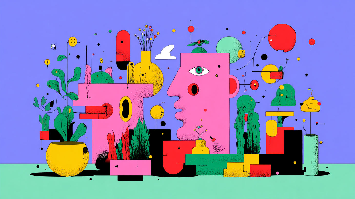AI-generated visual exploration created as part of a brand design process
