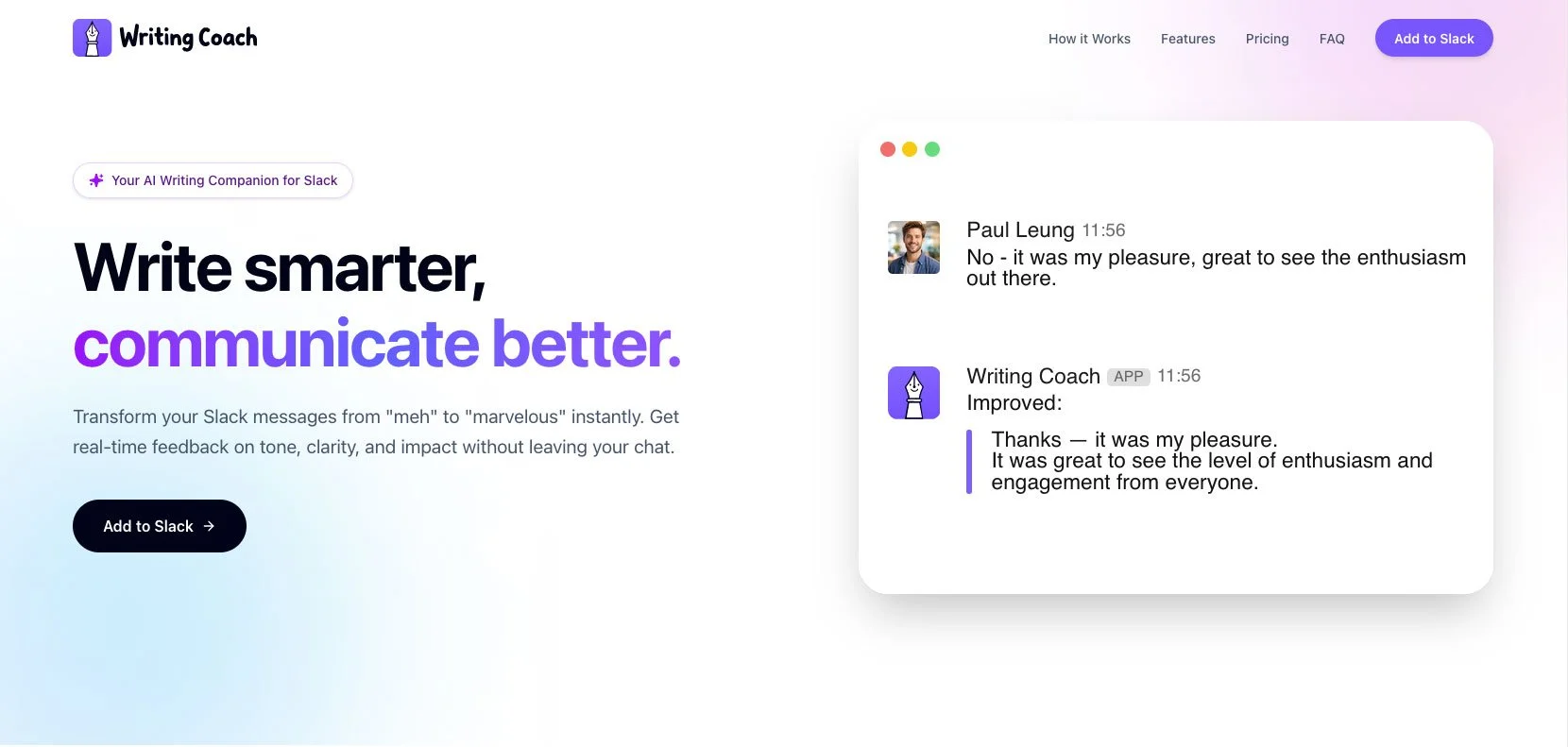 AI vibe coding for designers. Writing coach
