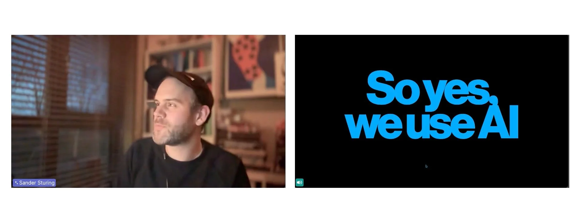 Studio Dumbar. Yes we use AI