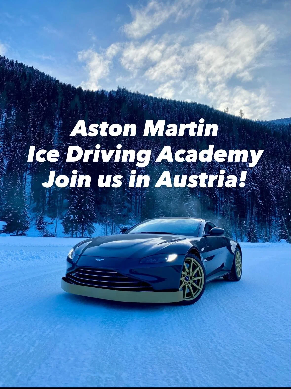 Ever watched the James Bond Movies when Agent 007 is driving on Ice and you said, &ldquo;I want to do that! and where can I do that?&rdquo;. Well you can!  Join me in Europe for a Winter Aston Martin Ice Driving Experience this January 2026! 

This c