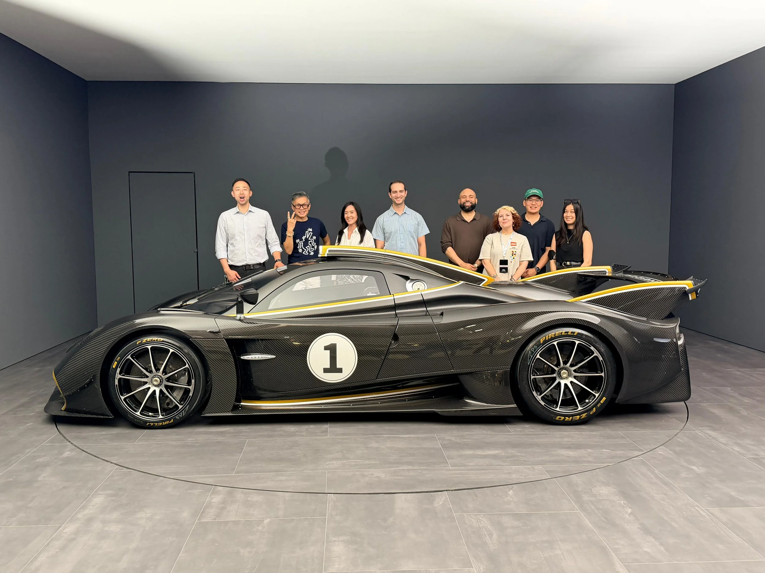 When a Team Photo Becomes a Motor Valley Moment:        IAMBIC at Pagani