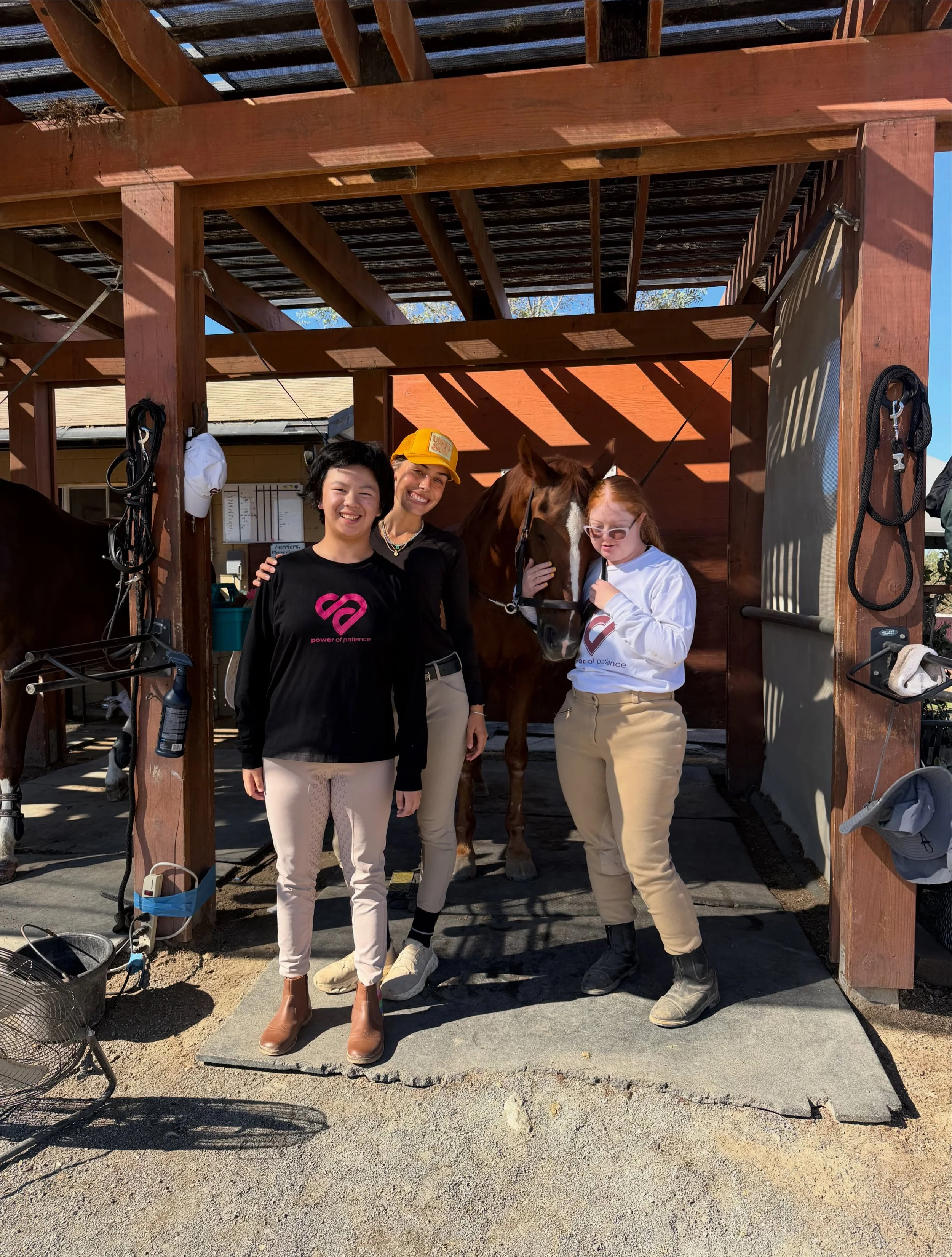 The girls + JP. A whole lot of love for this mare. &hearts;️

#powerofpatience #equinetherapy #healingwithhorses #autism #ranchosantafe