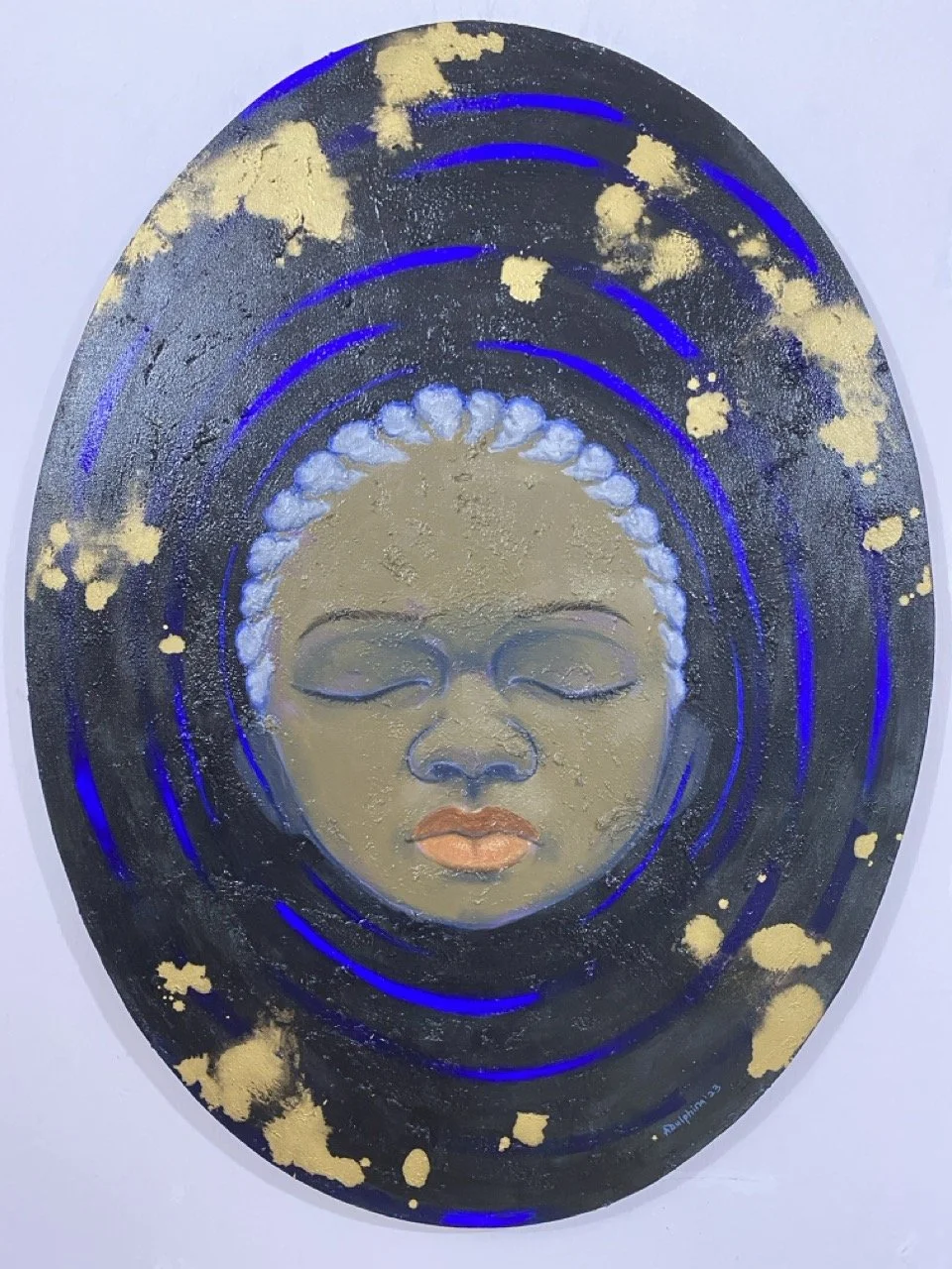 Dark water, acrylic on canvas, 36x48 inches, 2023