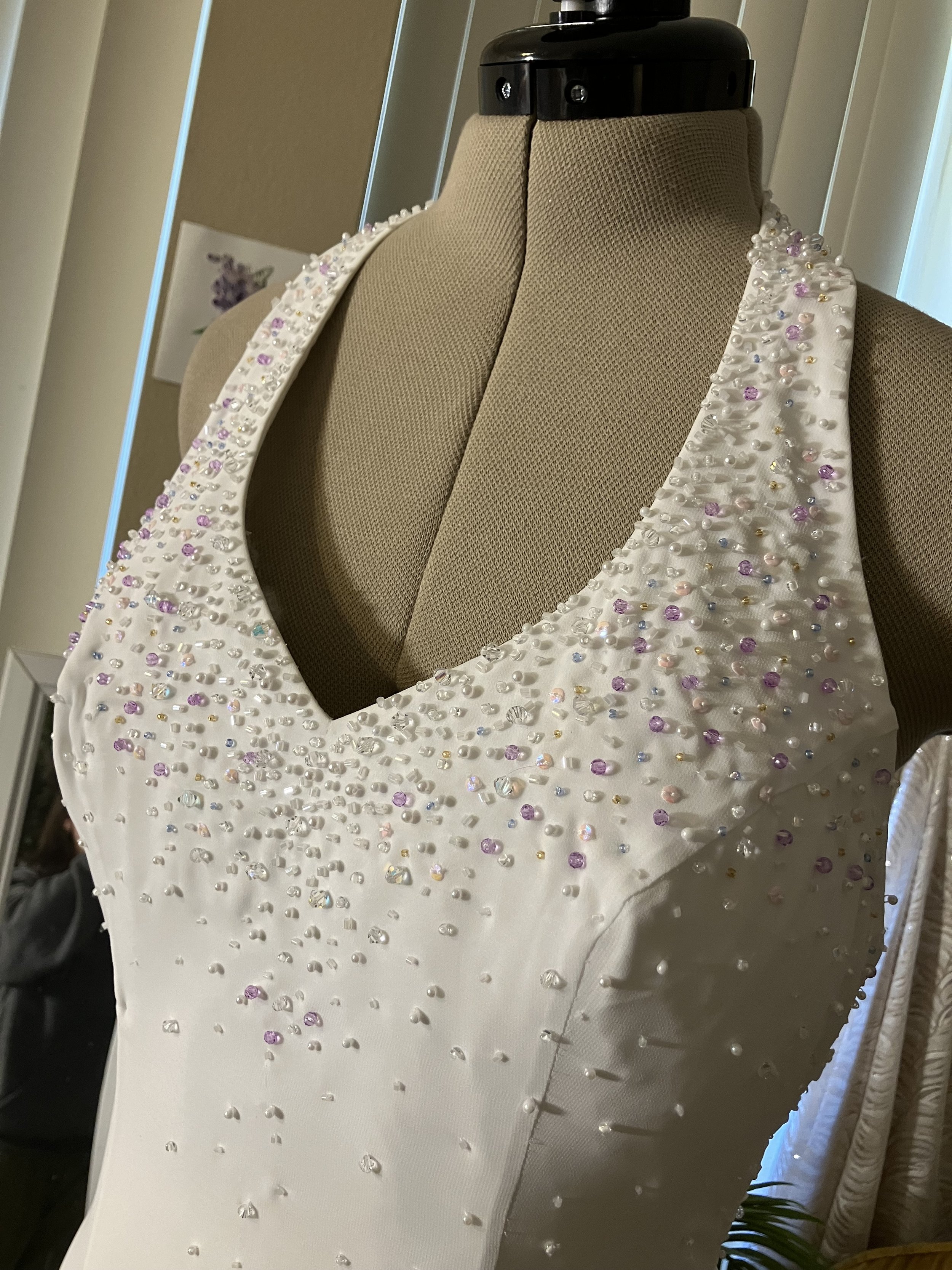 Custom "ACE" Branded Wedding Dress