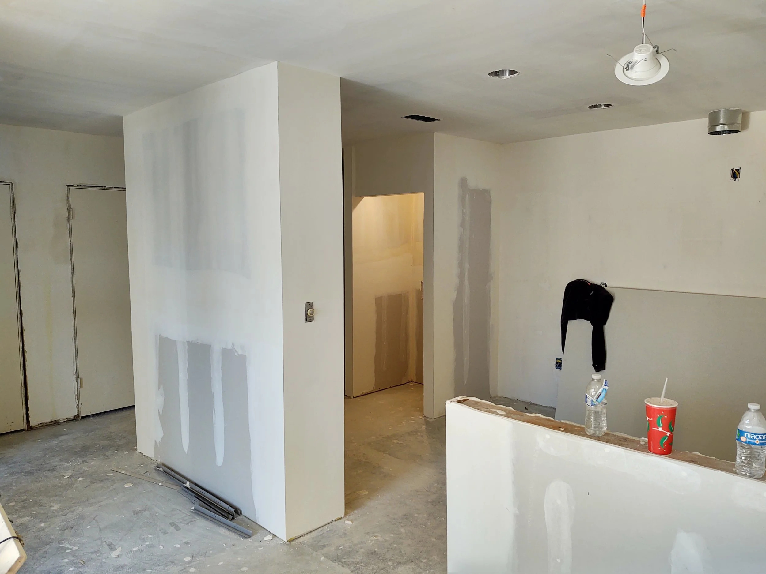 Kitchen Drywall Repair in Riverside, CA Level 5 smooth After