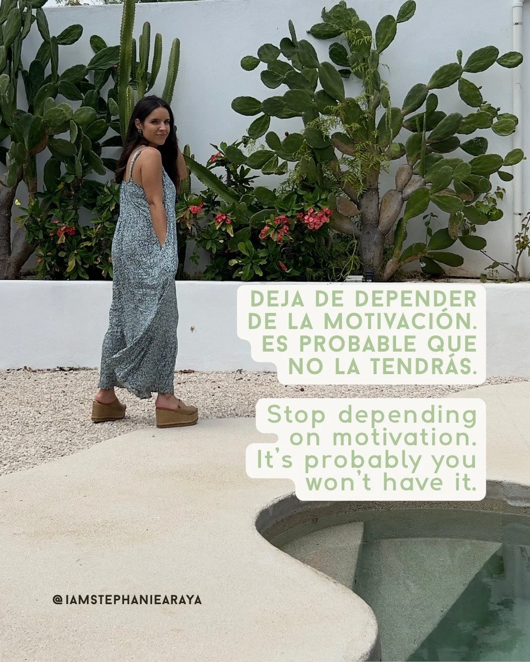 Si no tienes motivaci&oacute;n, es porque est&aacute;s hecha/o para usar otra cosa.

-

If you don't have motivation, it's because you're built to use something else.