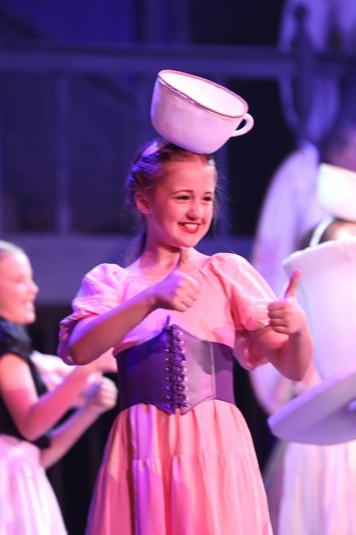 Kate Clowers in Beauty and the Beast Jr.