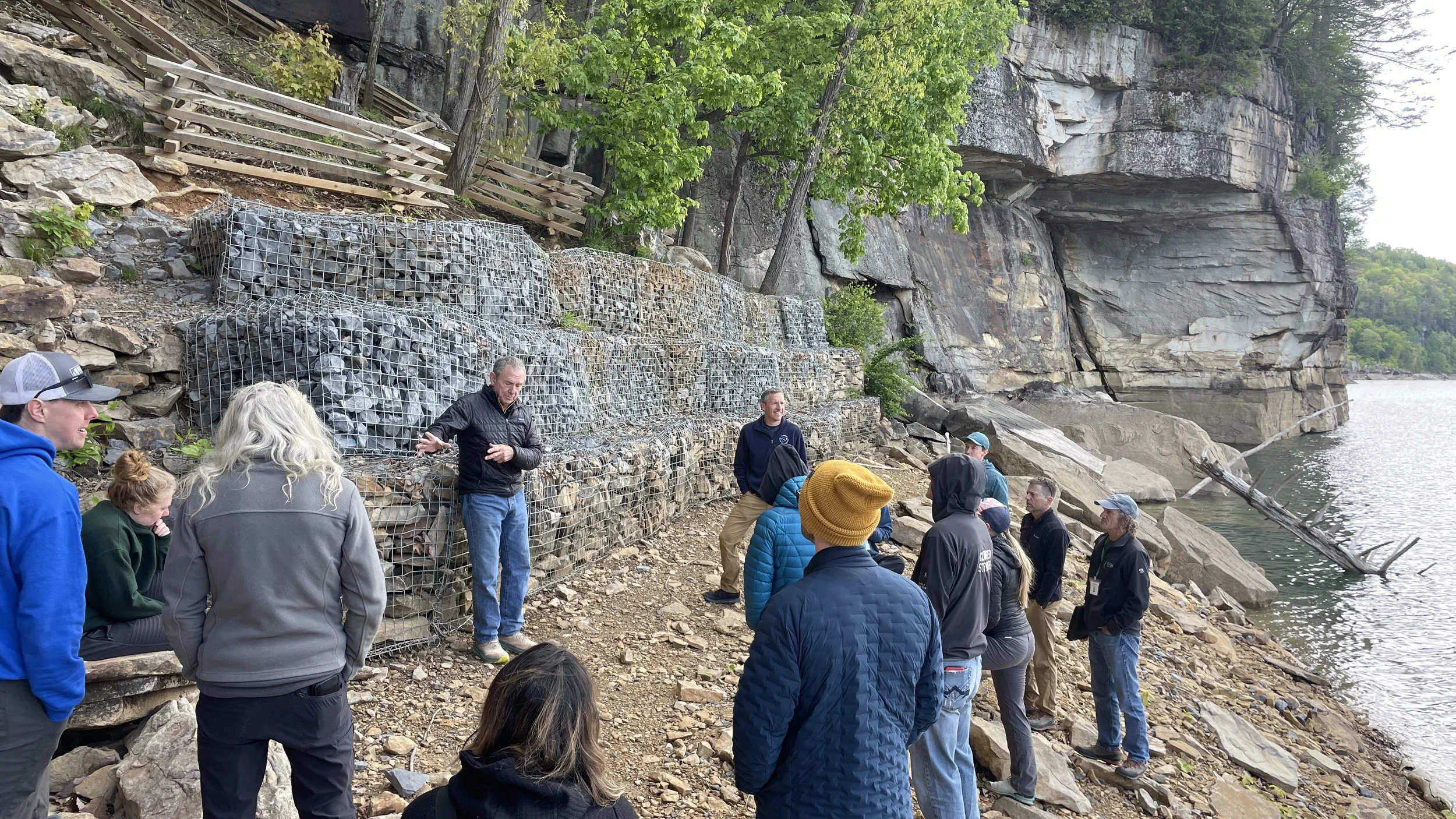 Erosion control work