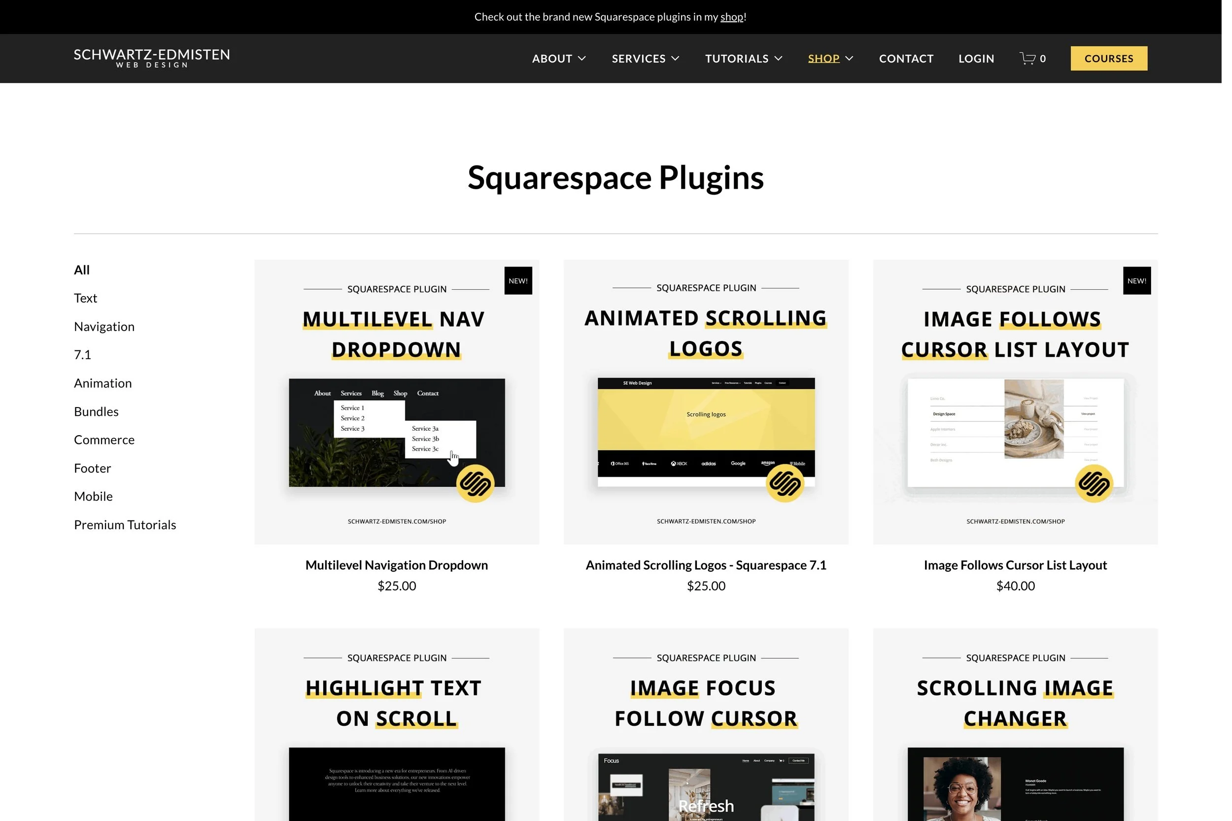 Top 4 Sites for Squarespace Plugins