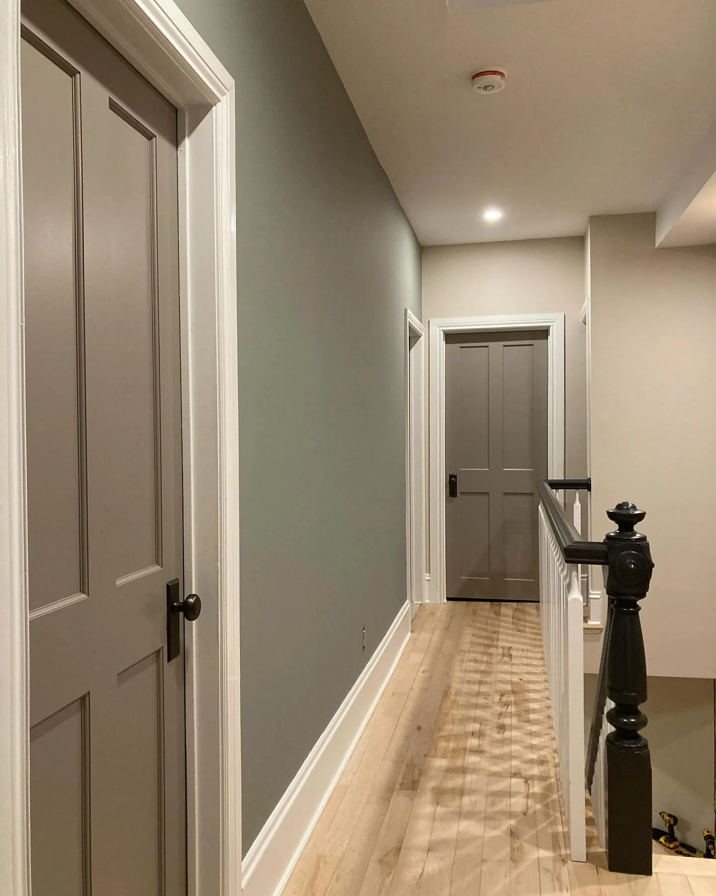 Almost finished&hellip; custom ordered brass sconces and switch plates still left to be put up&hellip;#kitchendesign #ottawa #ottawadesign #sachi #ottawadesigner #farrowandball