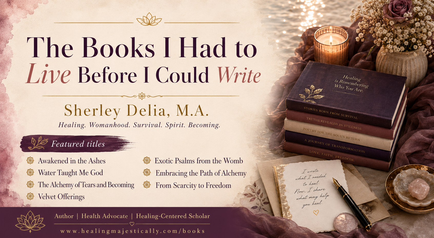 The Books I Had to Live Before I Could Write