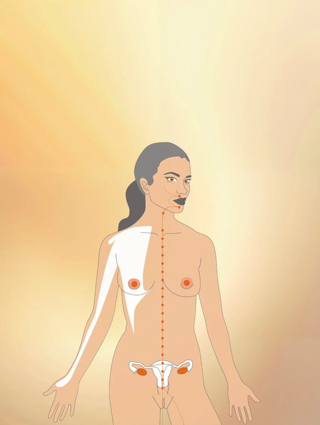 💫 TCM&rsquo;s Conception Vessel 

In Traditional Chinese Medicine, this is the central channel that flows down the midline of the body, passing directly through the womb. It plays a key role in regulating the uterus, menstrual cycles, fertility and 