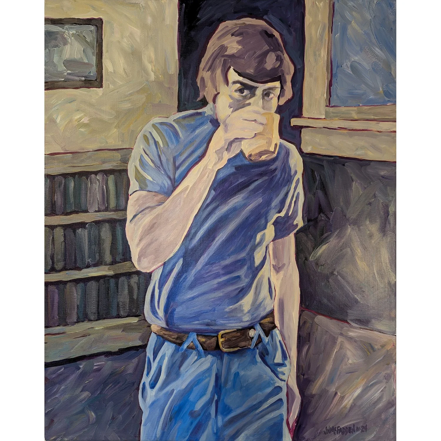 Here's Looking at You Art Card