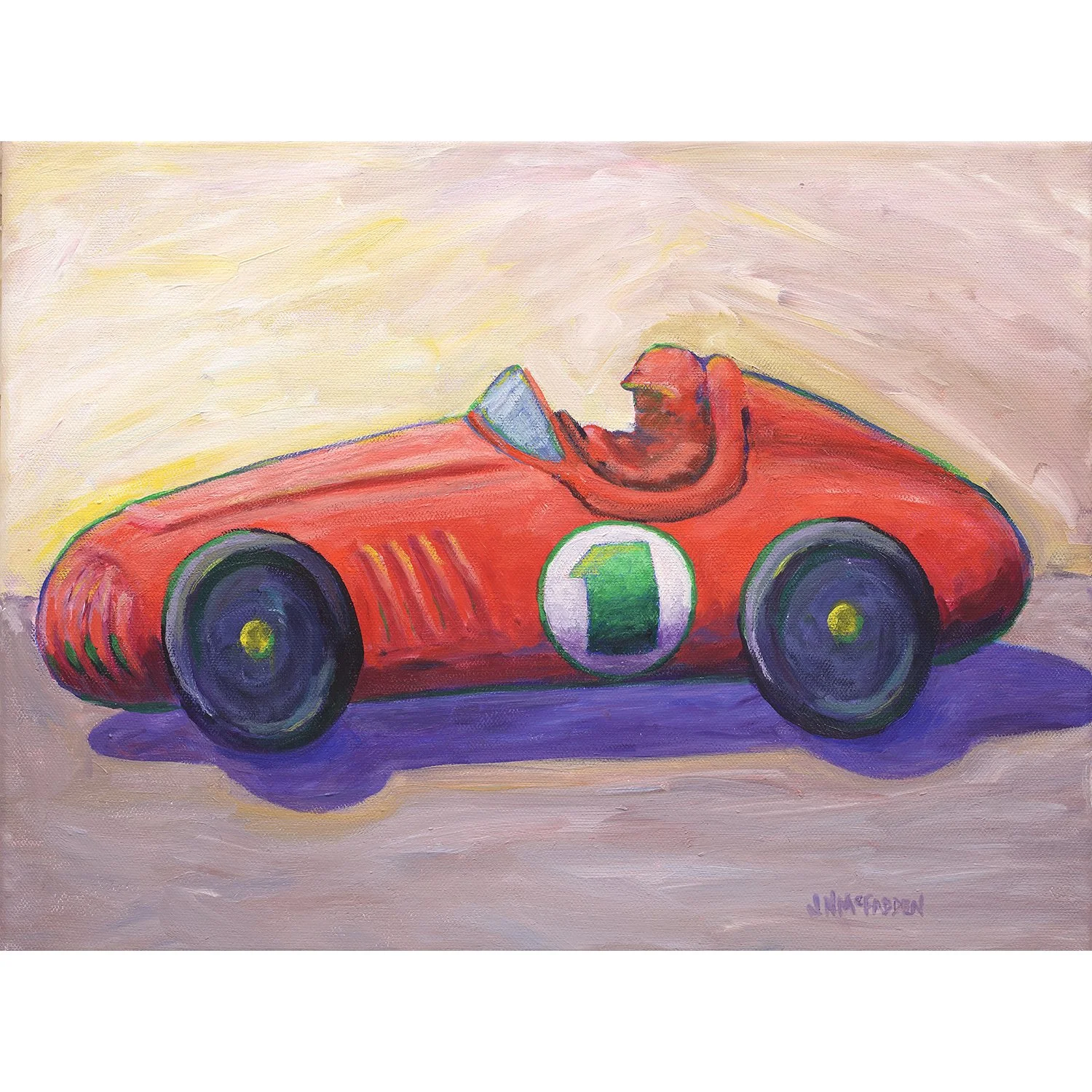 Best Race Car - Art Card