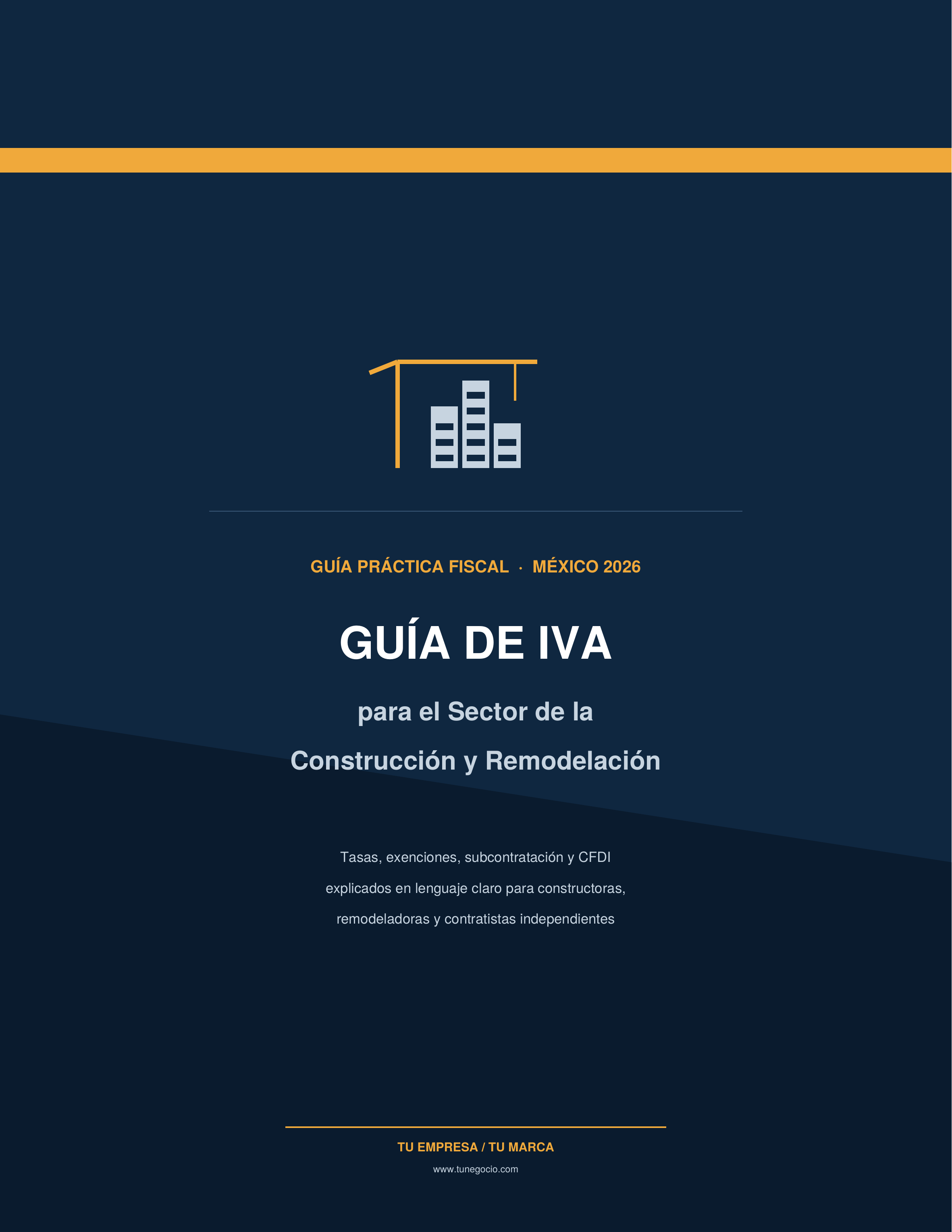 Guía de IVA para el Sector de la Construcción y Remodelación