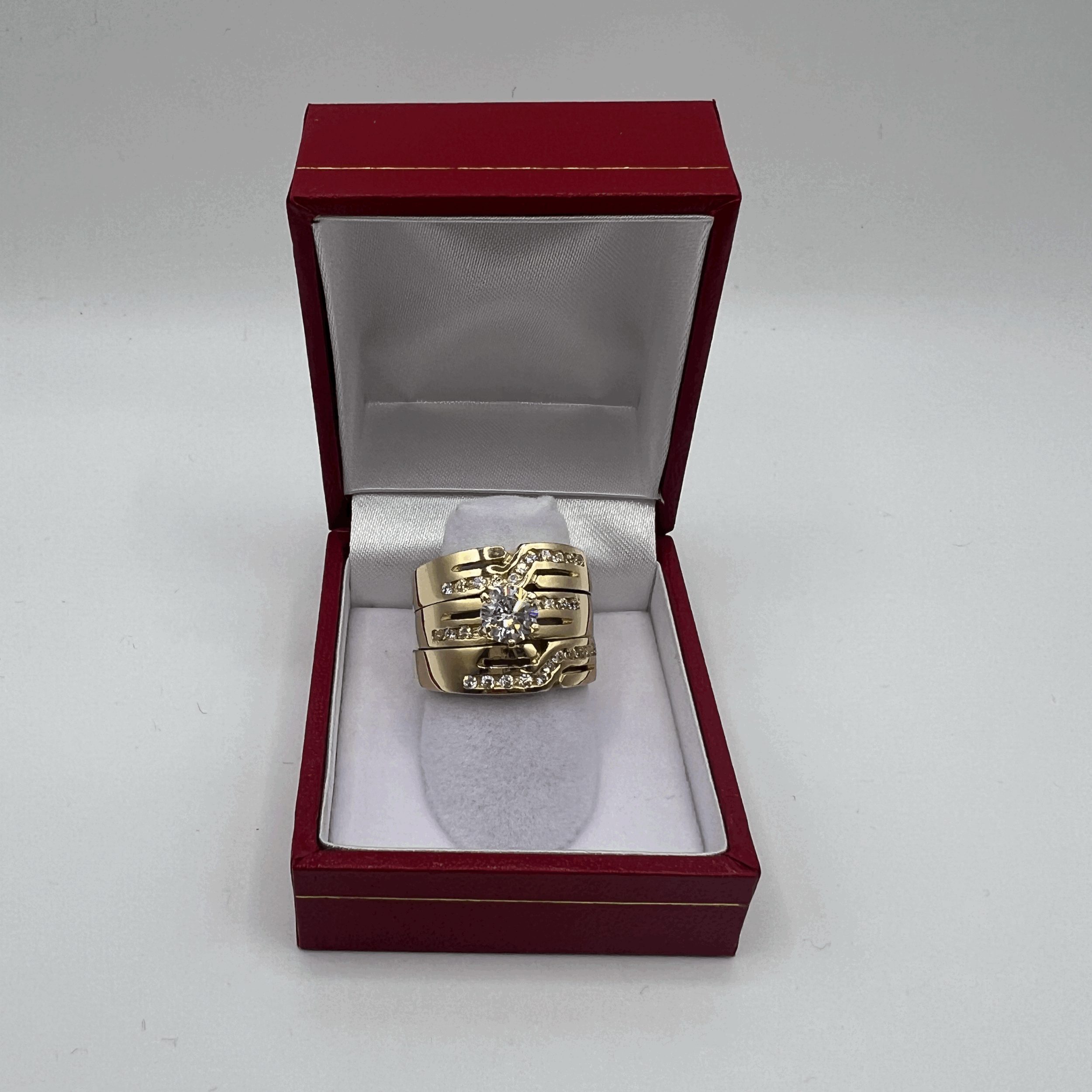 14k Gold CZ Rings.