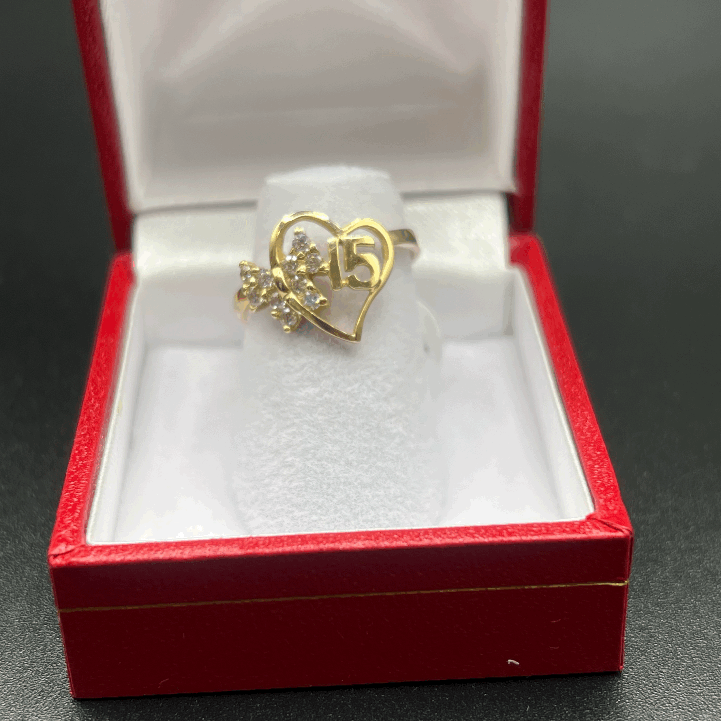 Quince 14k gold ring