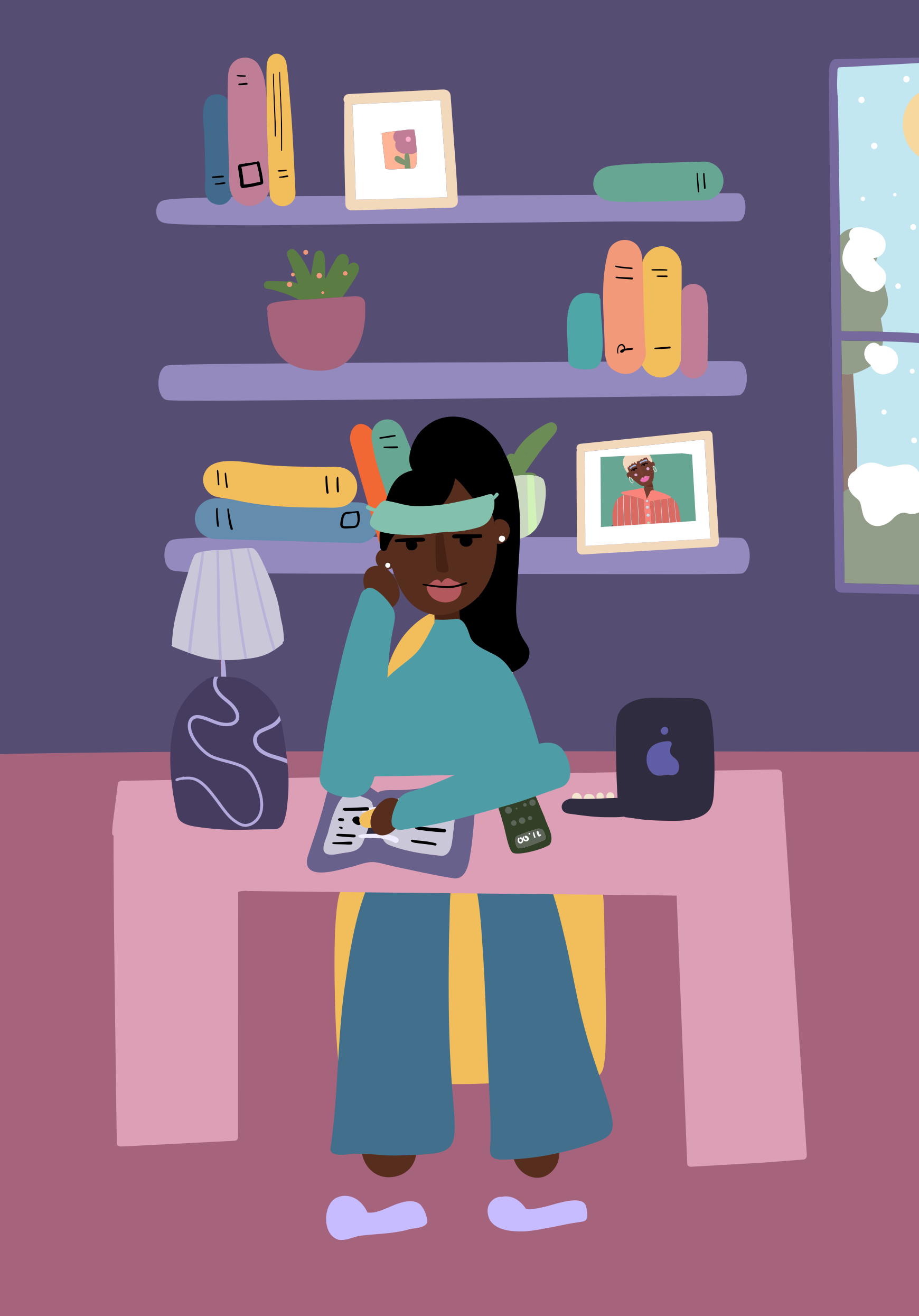 Values Clarification Workbook Art by Afro-Hair Nerd