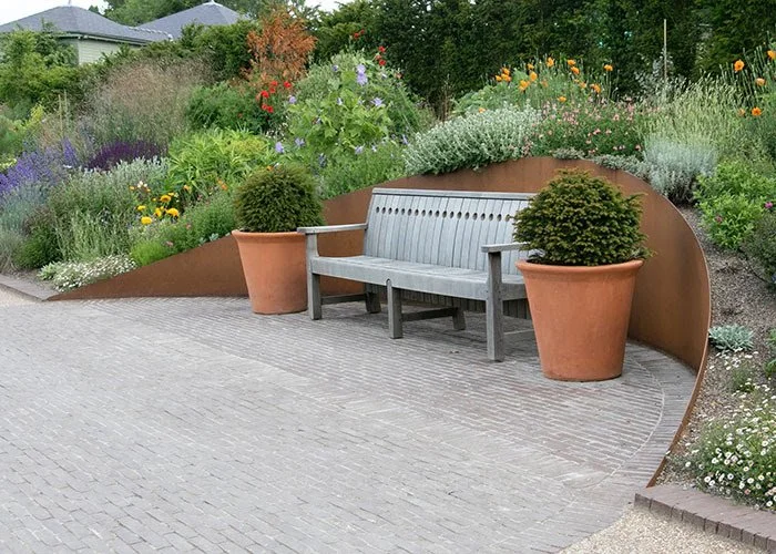 Transforming Gardens with Corten Steel: A Modern Touch with Rustic ...