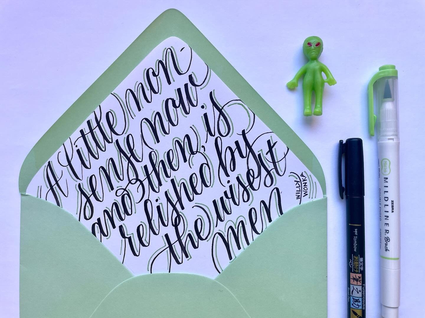 Day 23: Favorite quote. I was reading Charlie and the Great Glass Elevator to my kids a few years ago, and while the book is completely bonkers, this quote really stood out to me and kind of defines the whole book. I thought it paired well with this 