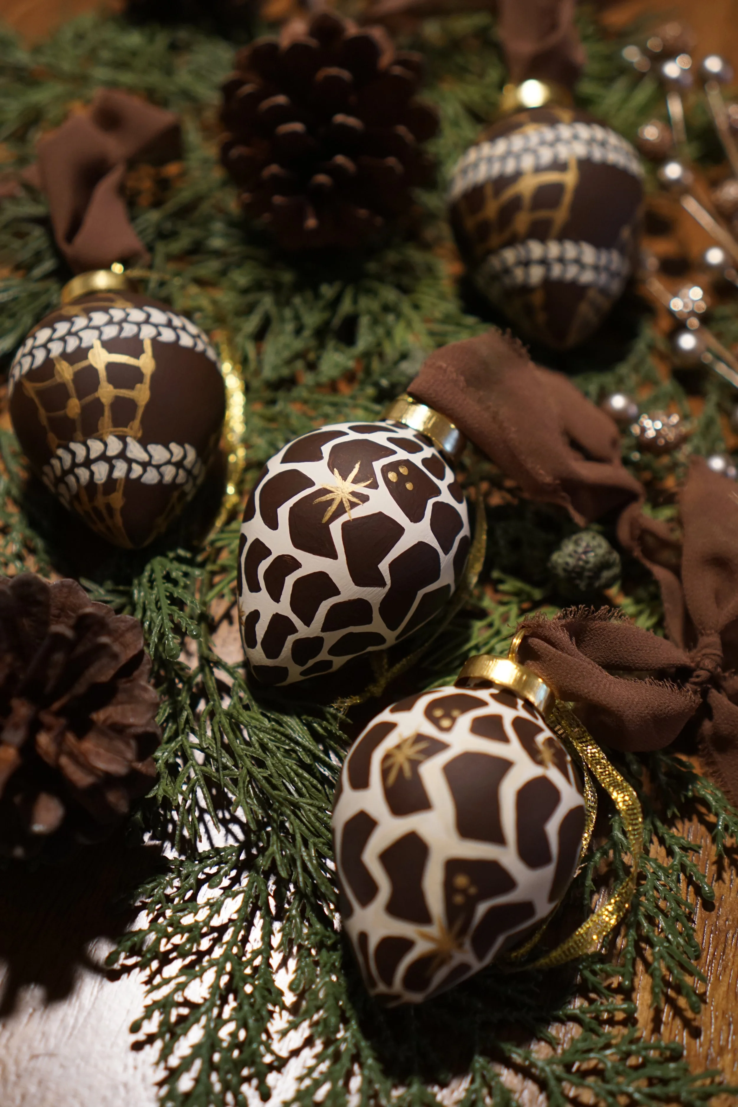 Shell - Set of 4 Ornaments