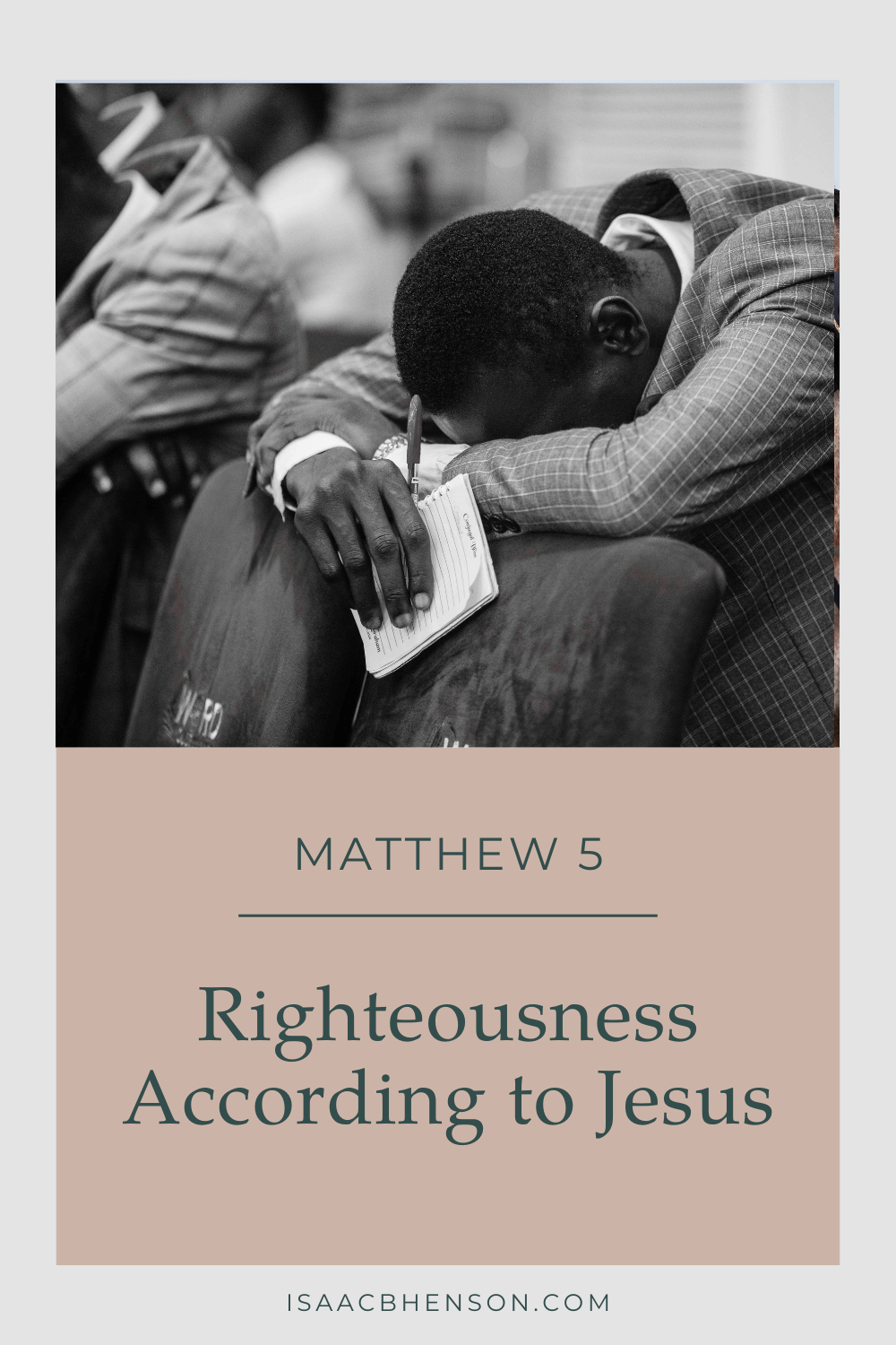 Righteousness According to Jesus