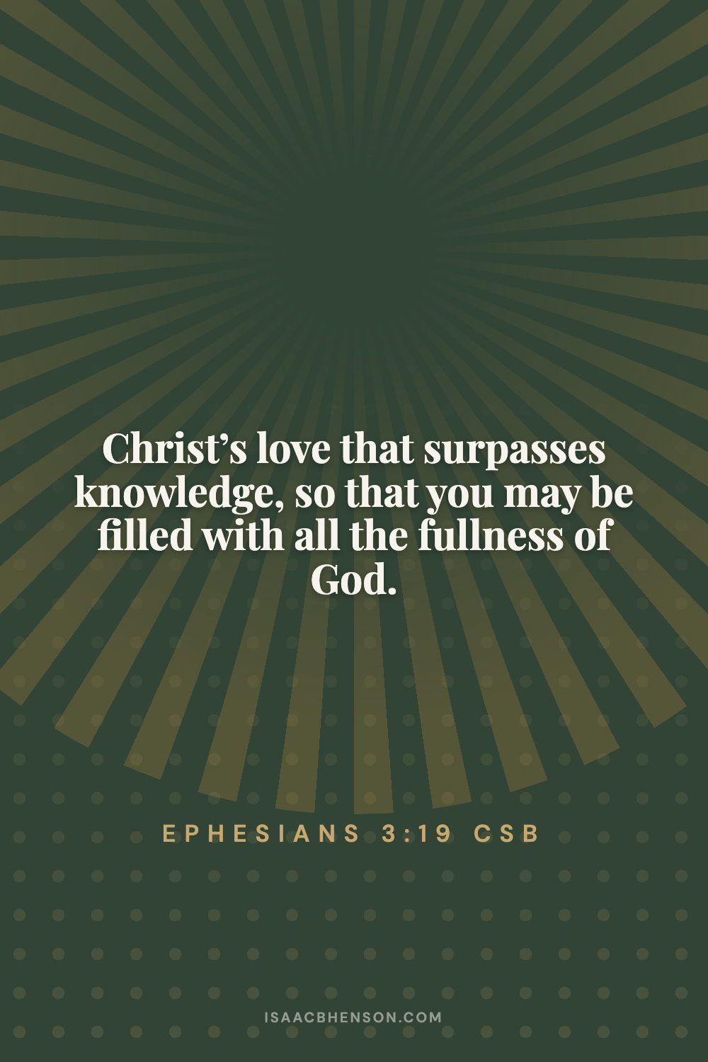Ephesians 3:19 graphic about Christ’s love that surpasses knowledge