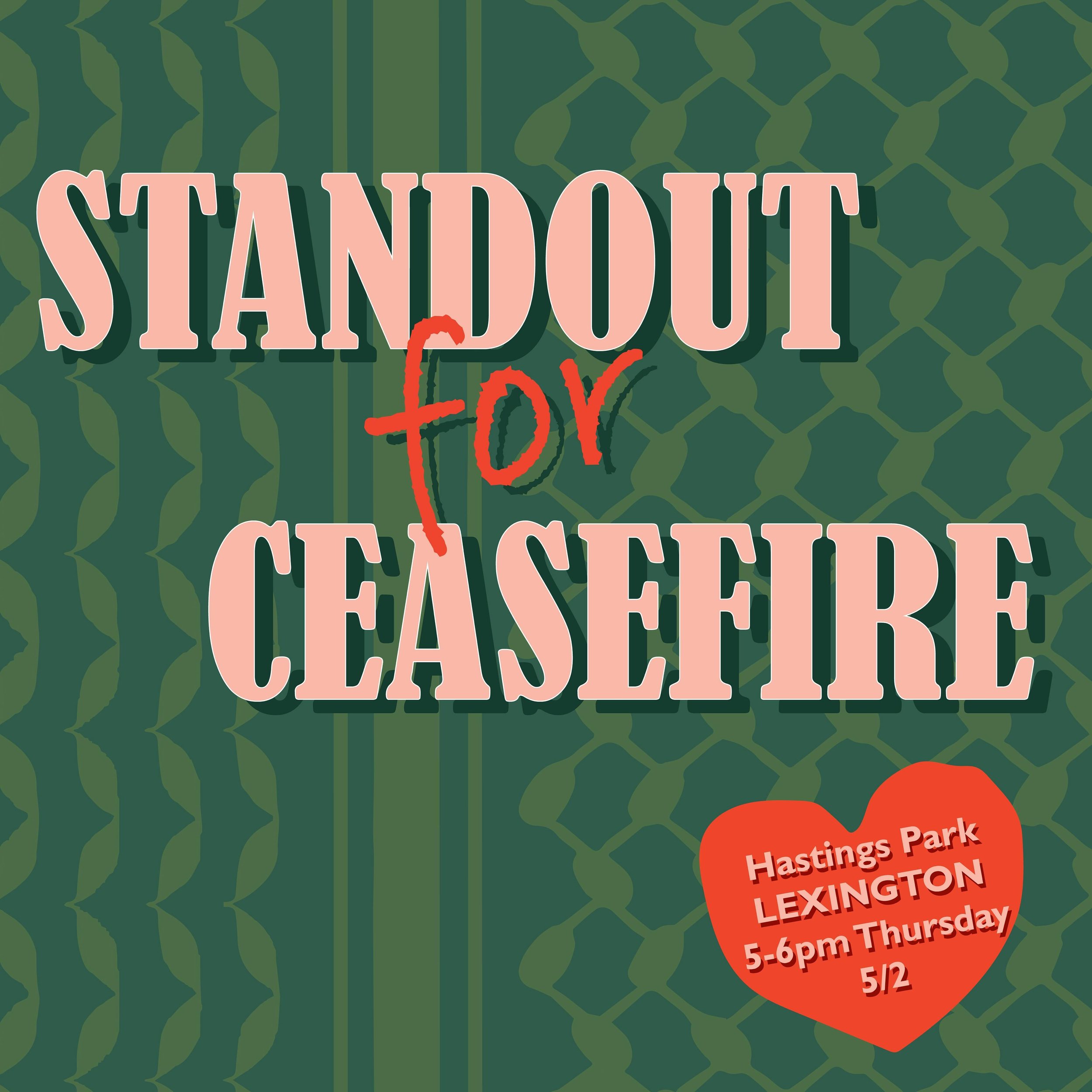 LOCATION CHANGE! Tomorrow&rsquo;s standout will be at Hastings Park! As always, there will be kids in attendance and we would like all messages and conversation to be appropriate for small ears. Peace to Palestine! 🇵🇸🍉❤️