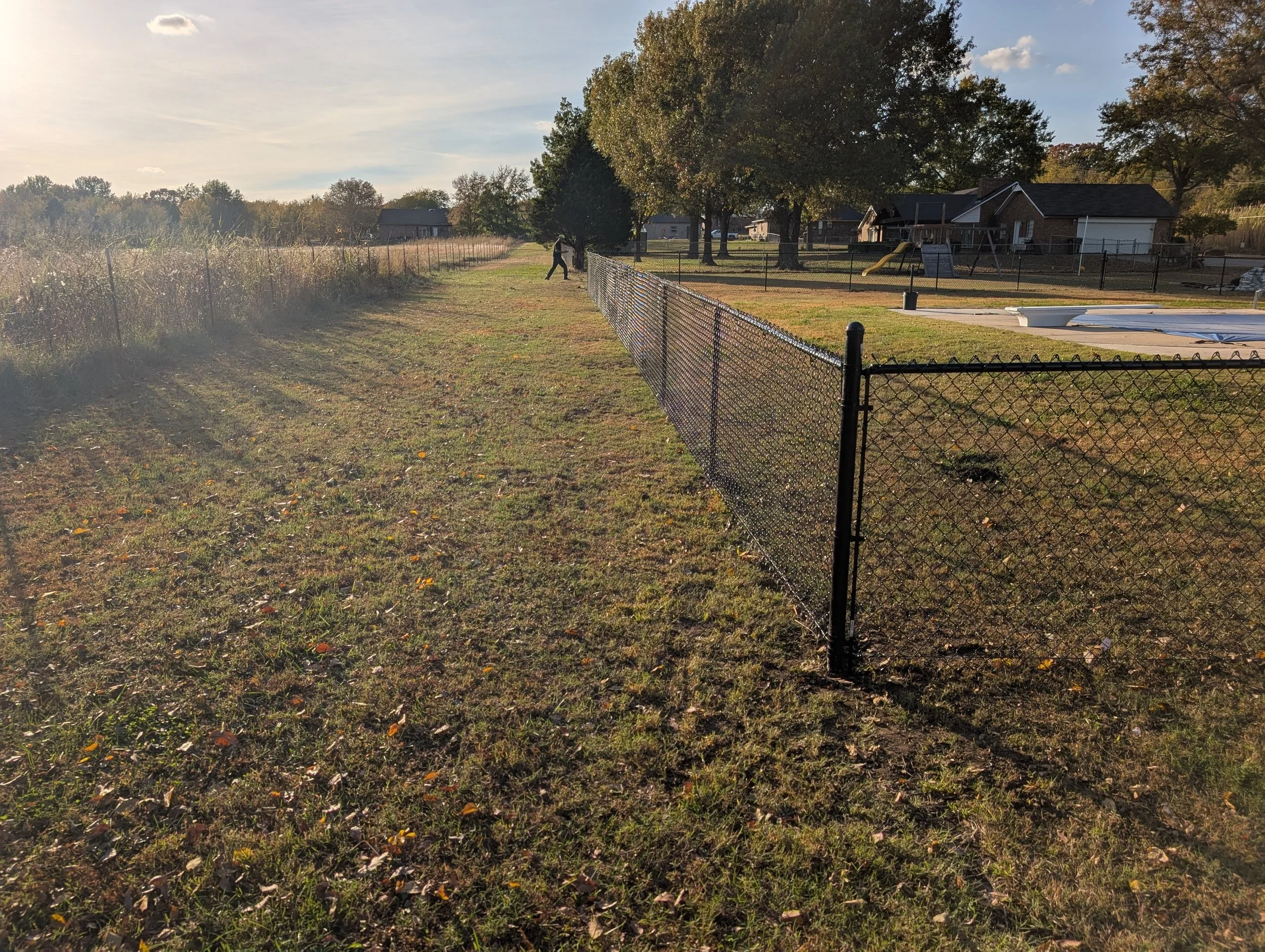 Chain Link Fence Galvanized, Black or Special or Custom color