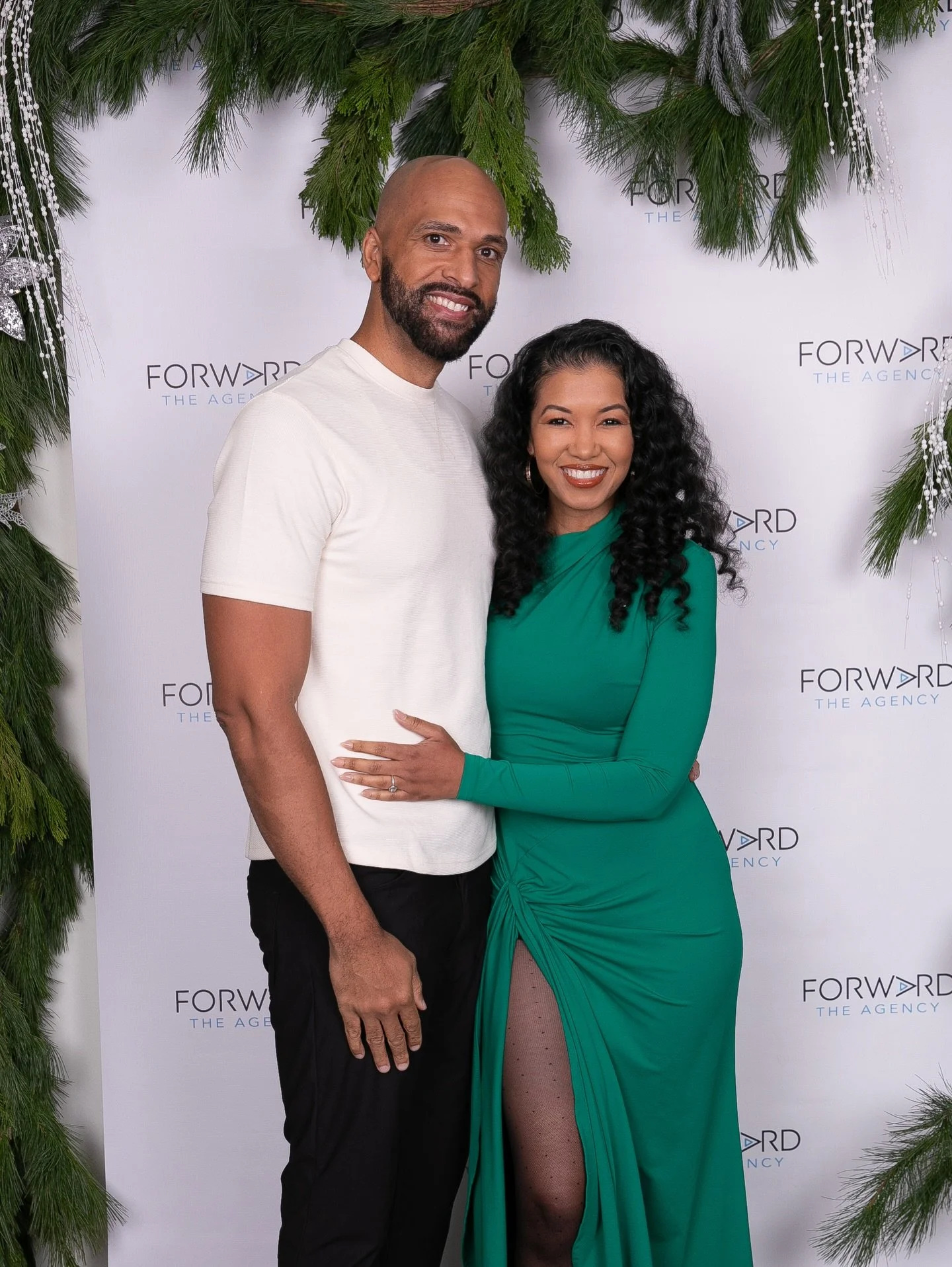 This pic just came in from the @forwardtheagency party last week 🥹&hearts;️
How it&rsquo;s going vs. How it started. 
2025 vs. 2002
Thankful. Honored.
Our love. Our way. 
Proud of these kids. 
Love me some @kenny_jackson 🔐💋