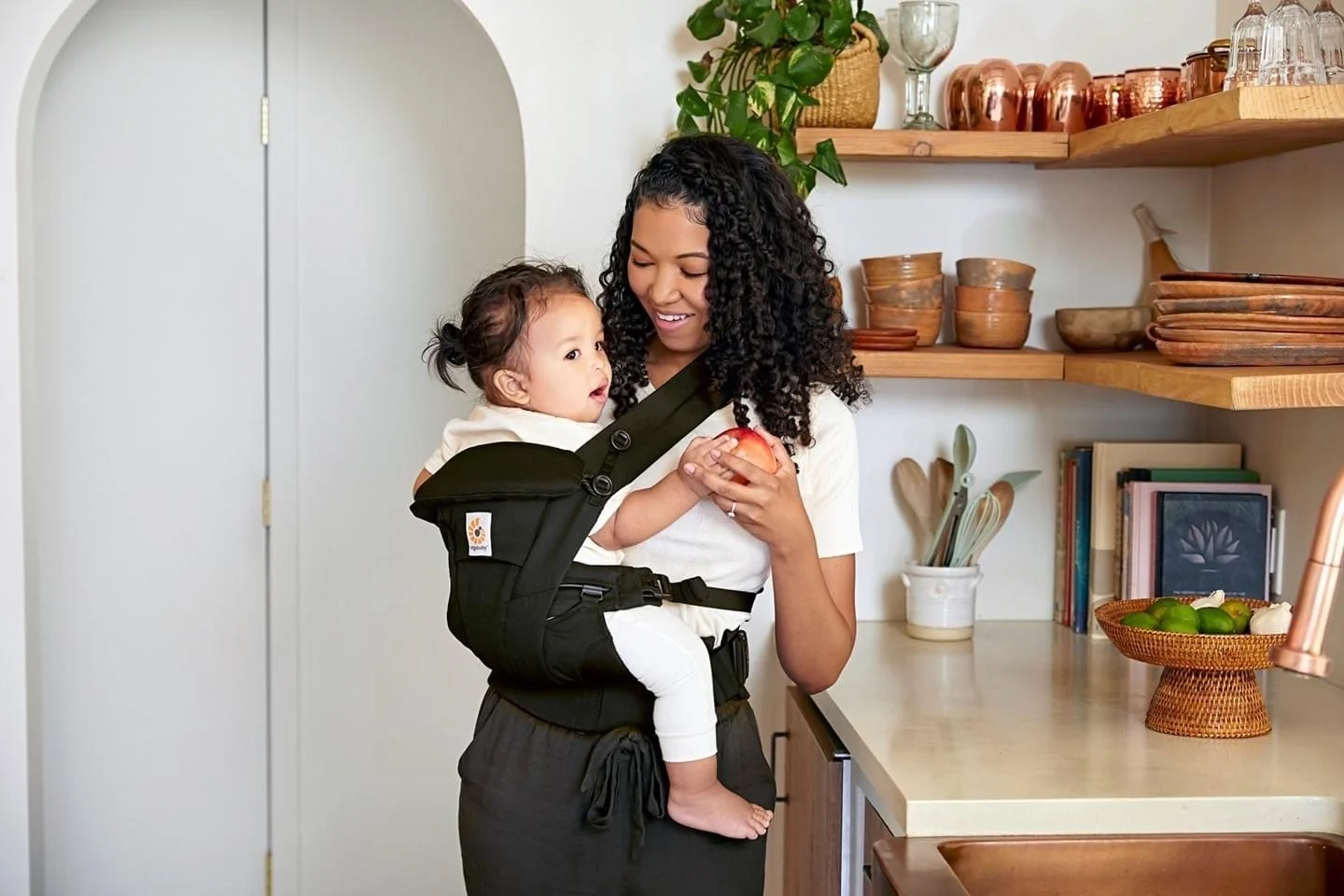 Sada K. with her Son for Ergo Baby