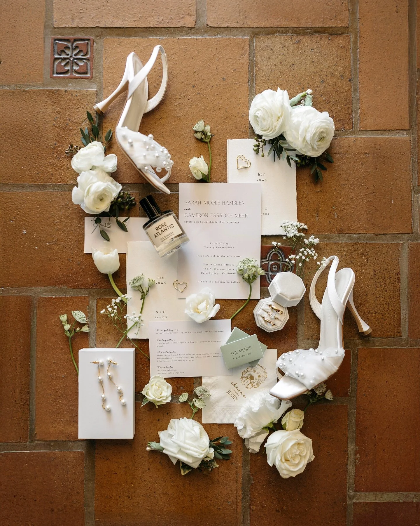 A collection of flatlays over the years

I love photographing flatlay details because they show a glimpse behind the couple&rsquo;s story and personalities.

Even beyond weddings, I think about how the design choices we make are often shaped by our e