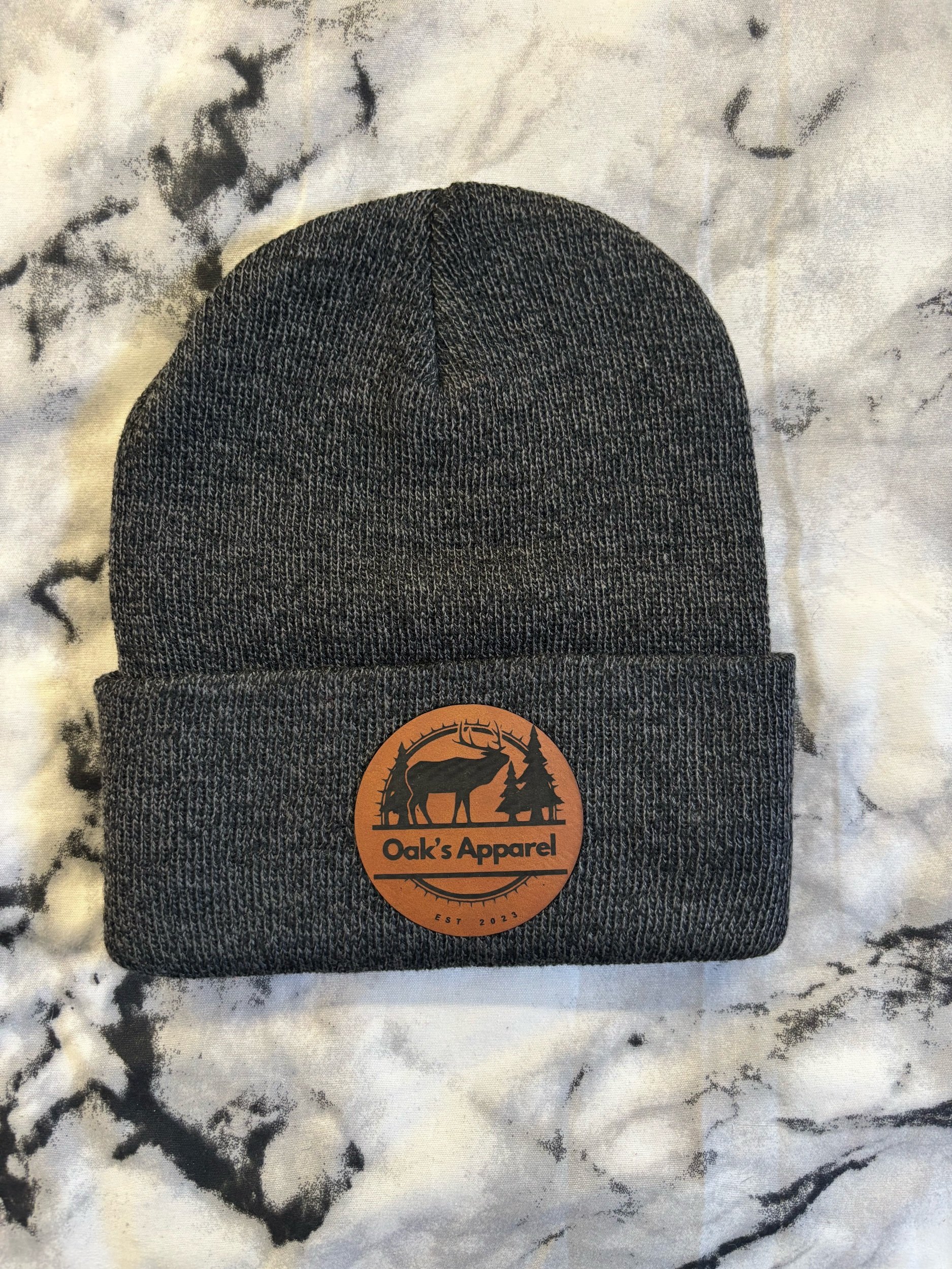Heather Grey Elk Toque